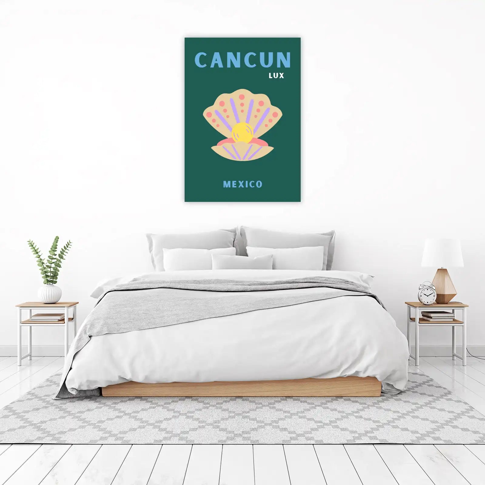 Cancun Lux Beach Pearl Wall Art