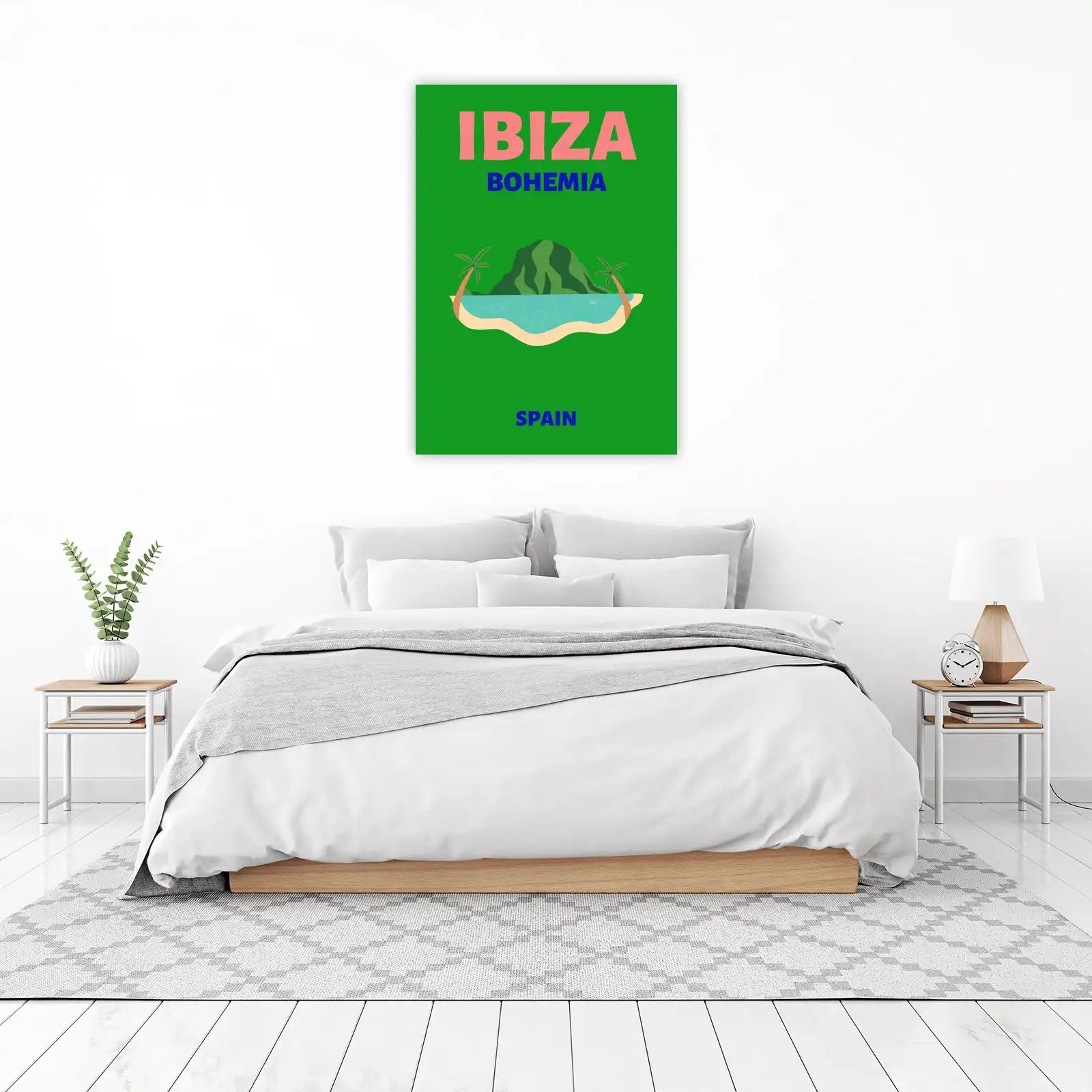 Ibiza Bohemia Travel Poster Wall Art