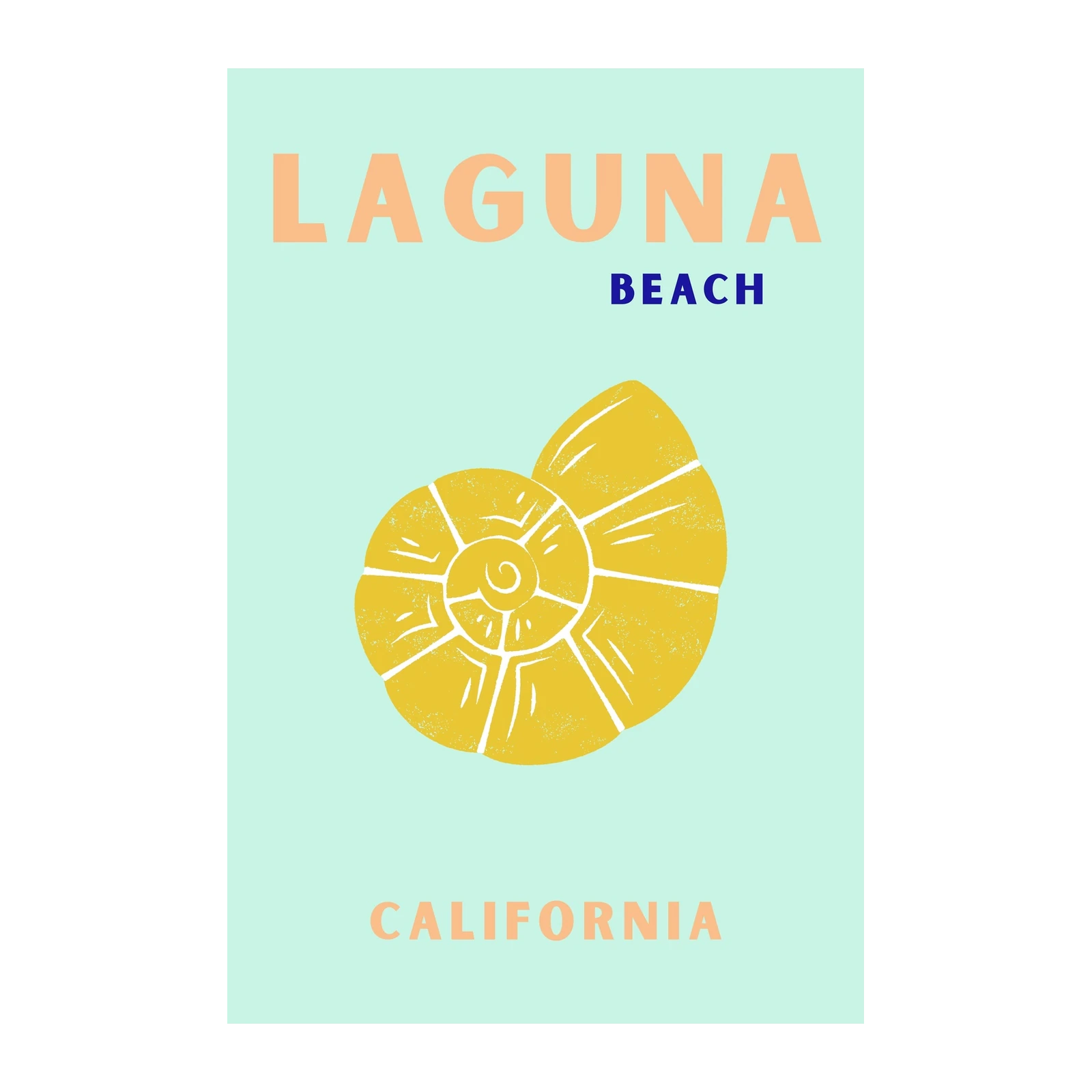 Laguna Beach Seashell Art Wall Art