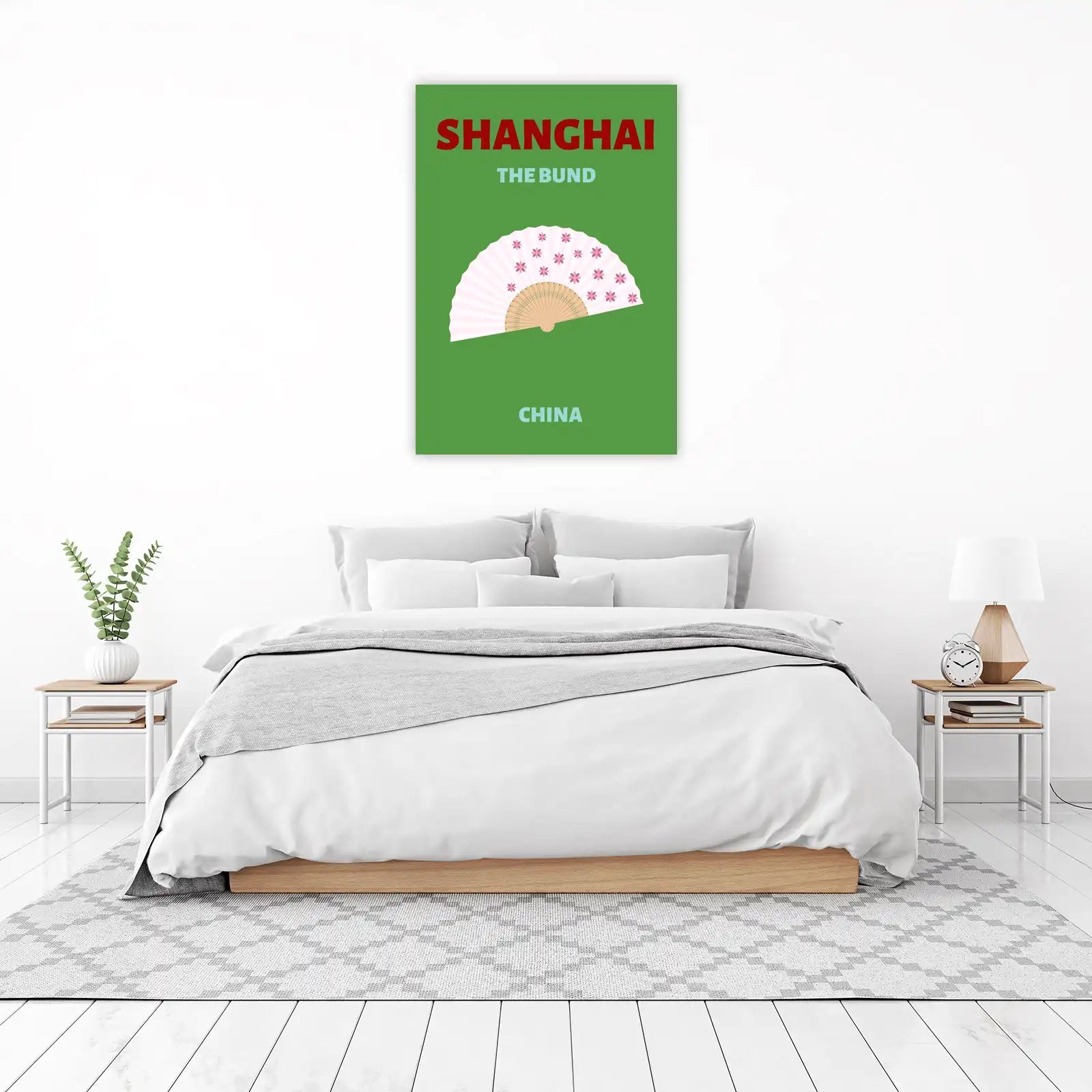 Shanghai Bund Fan Art Wall Art
