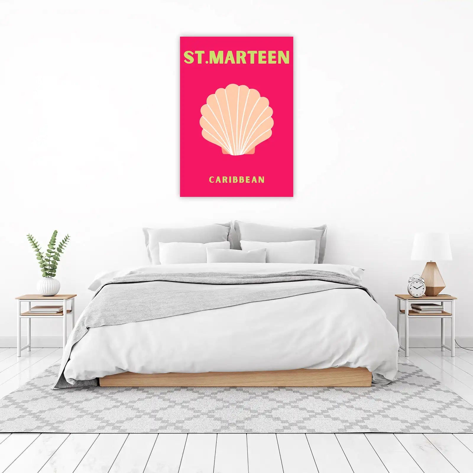 St. Maarten Scallop Beach Vibes Wall Art