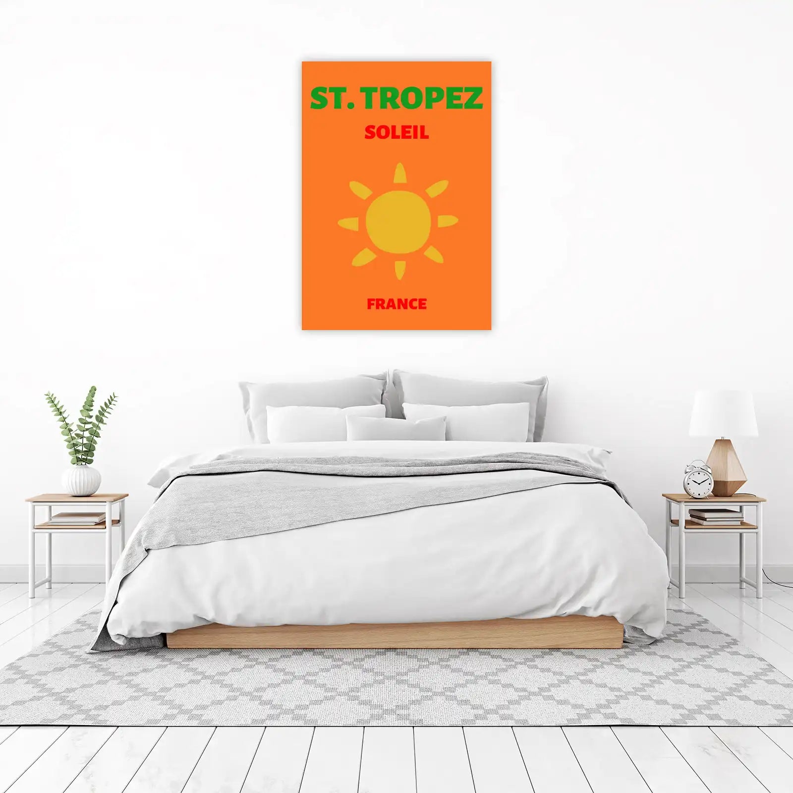 St. Tropez Soleil France Sun Wall Art
