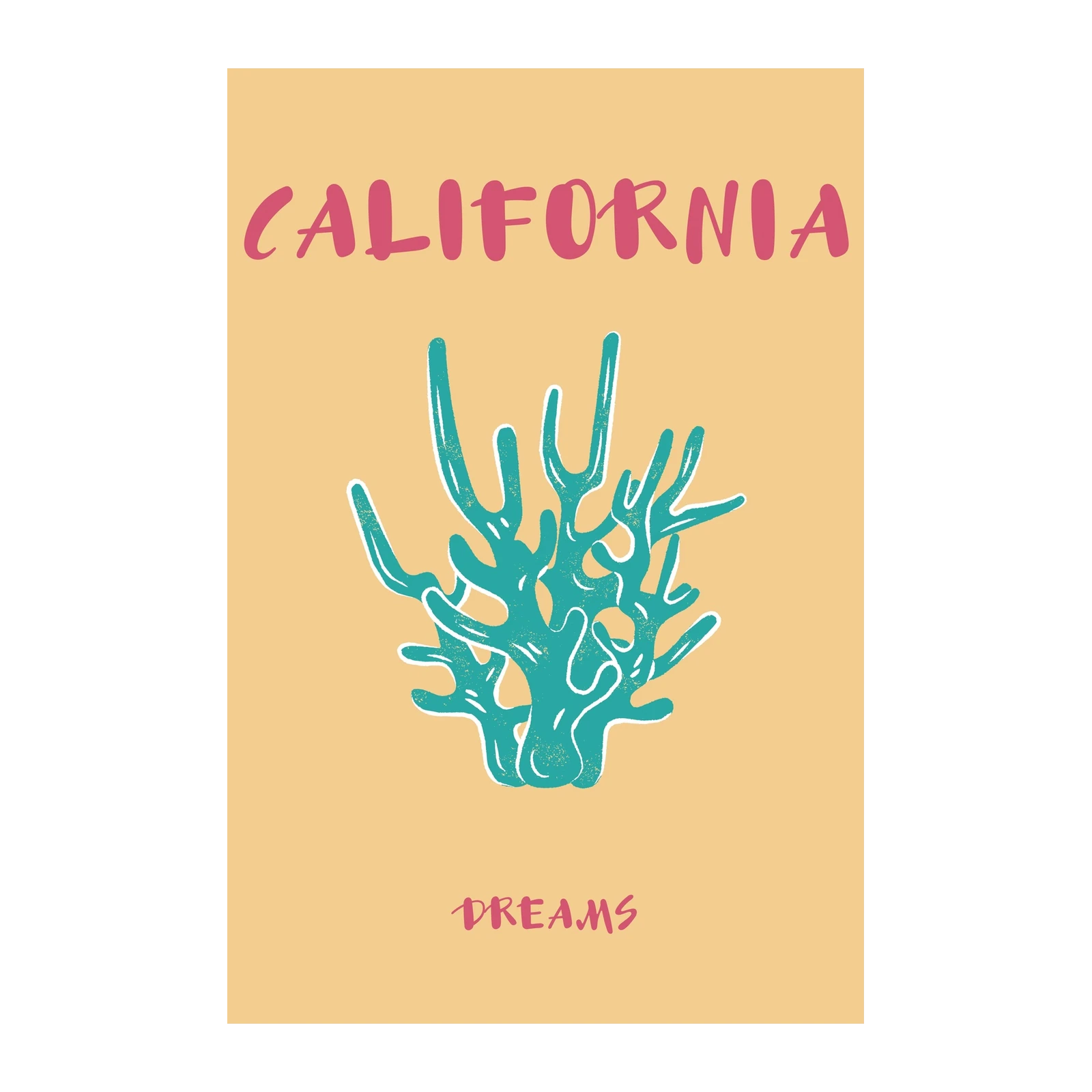 California Coral Dreams Wall Art