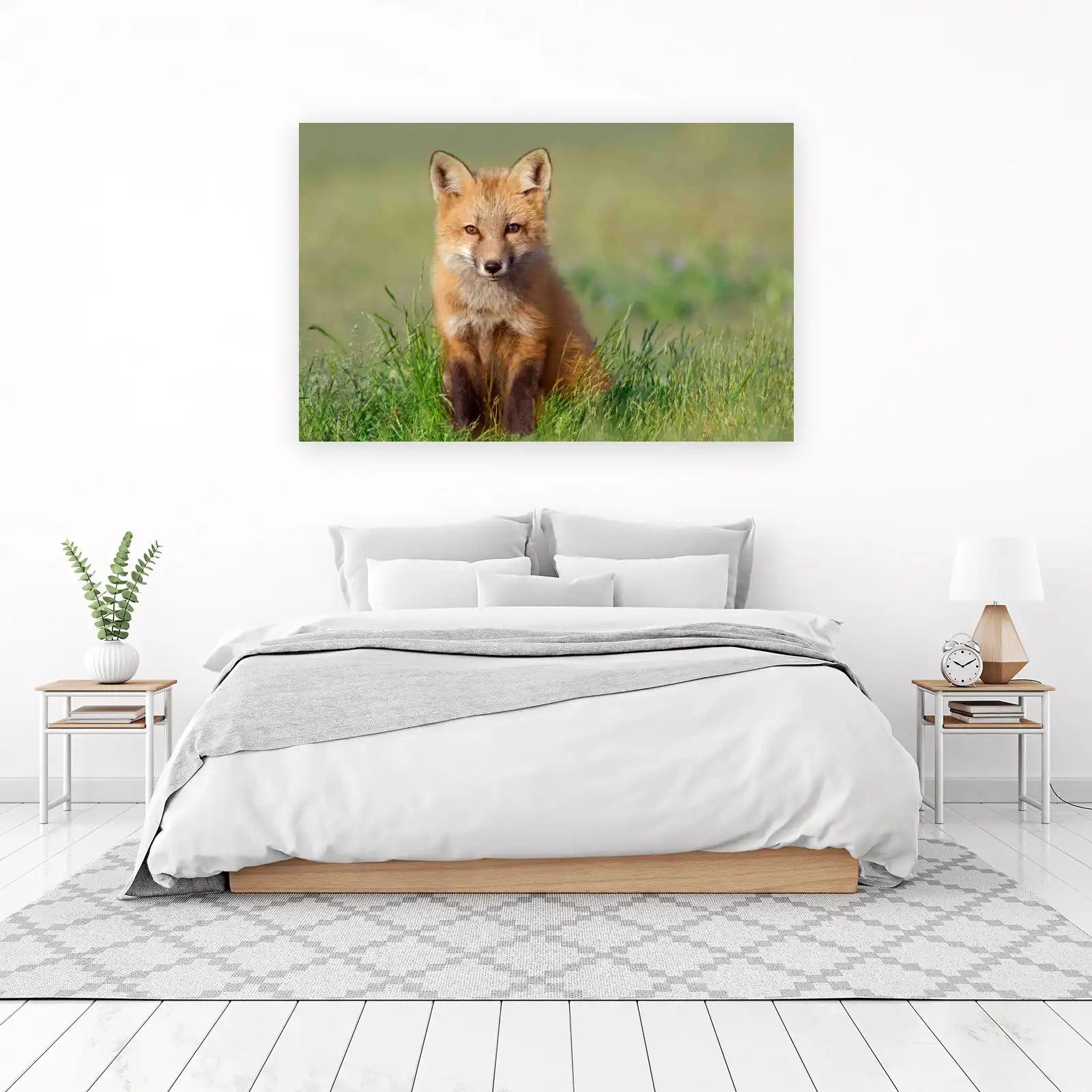 Red Fox Portrait Nature Wall Art