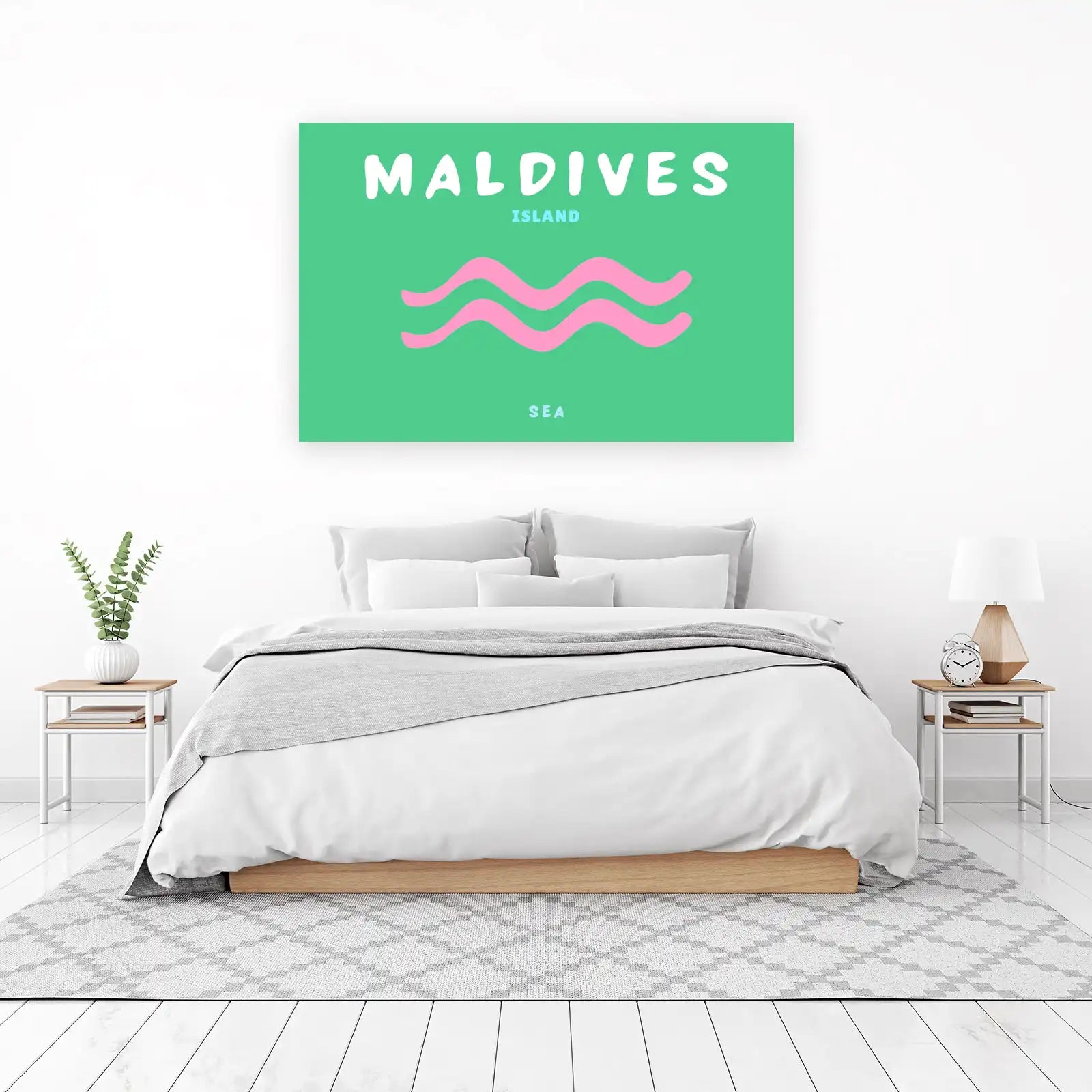 Maldives Island Sea Vibes Wall Art