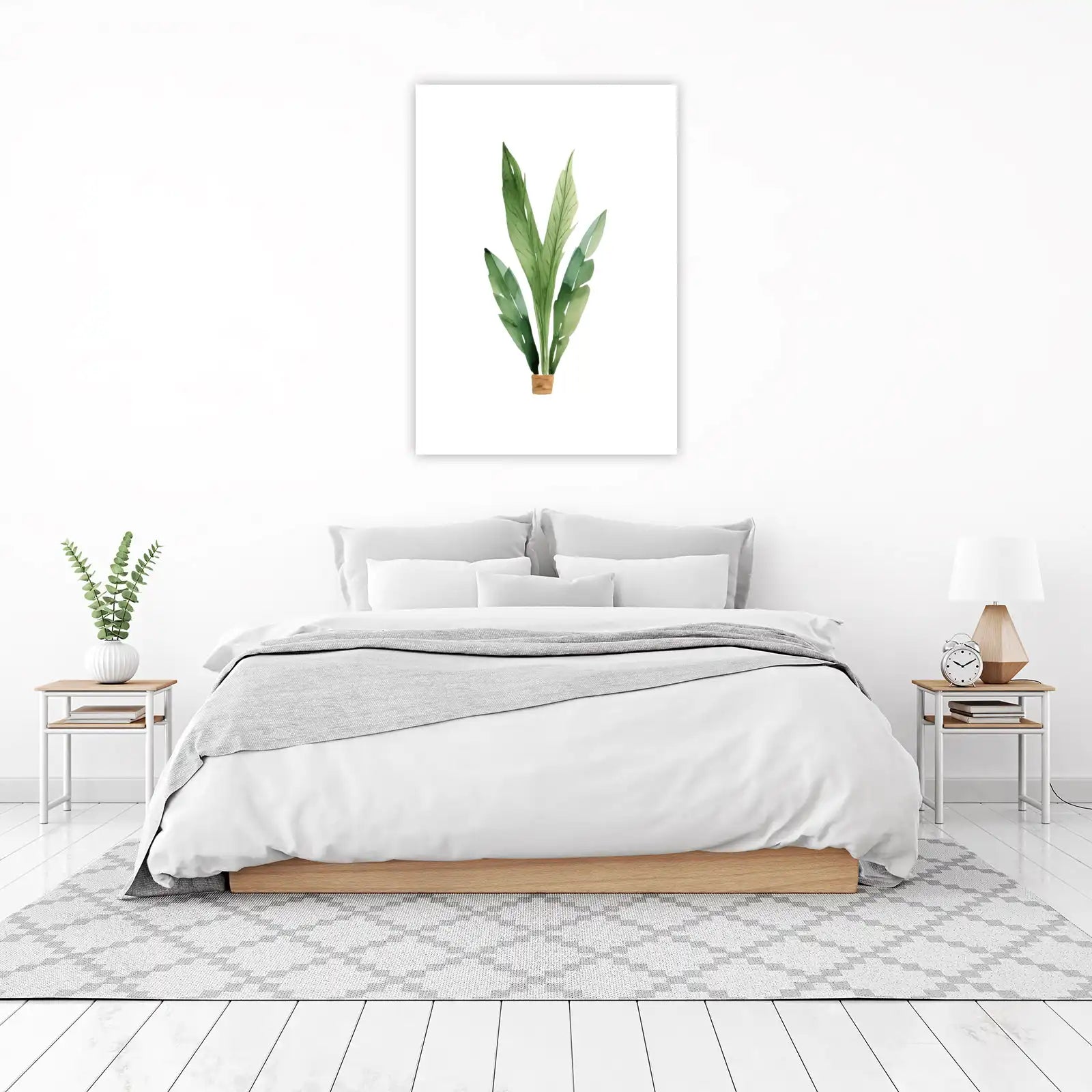 Botanical Elegance Watercolor Plant Wall Art