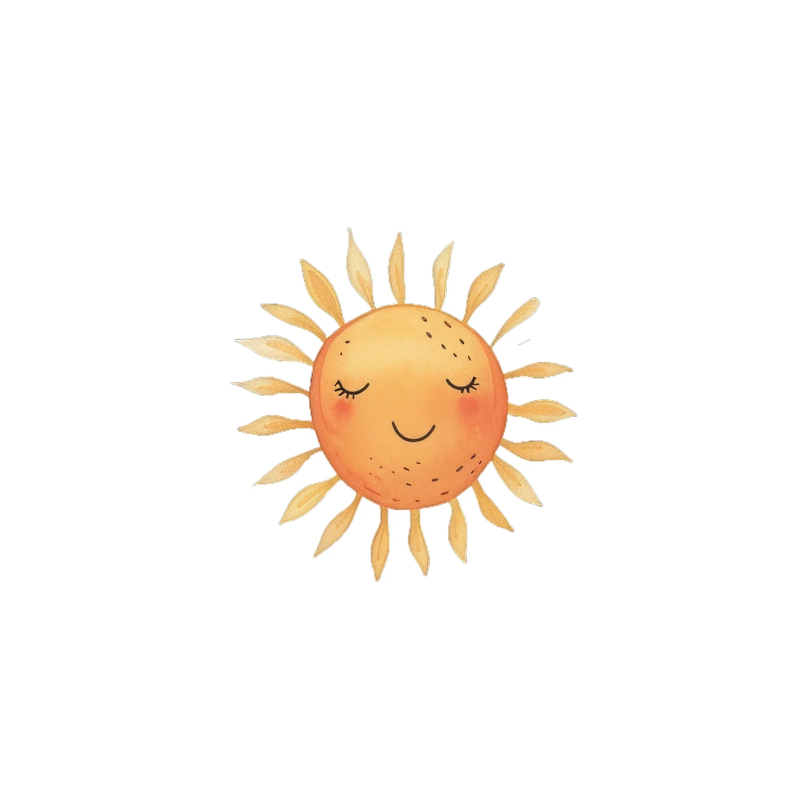 Boho Happy Sun Nursery Wall Art Wall Art