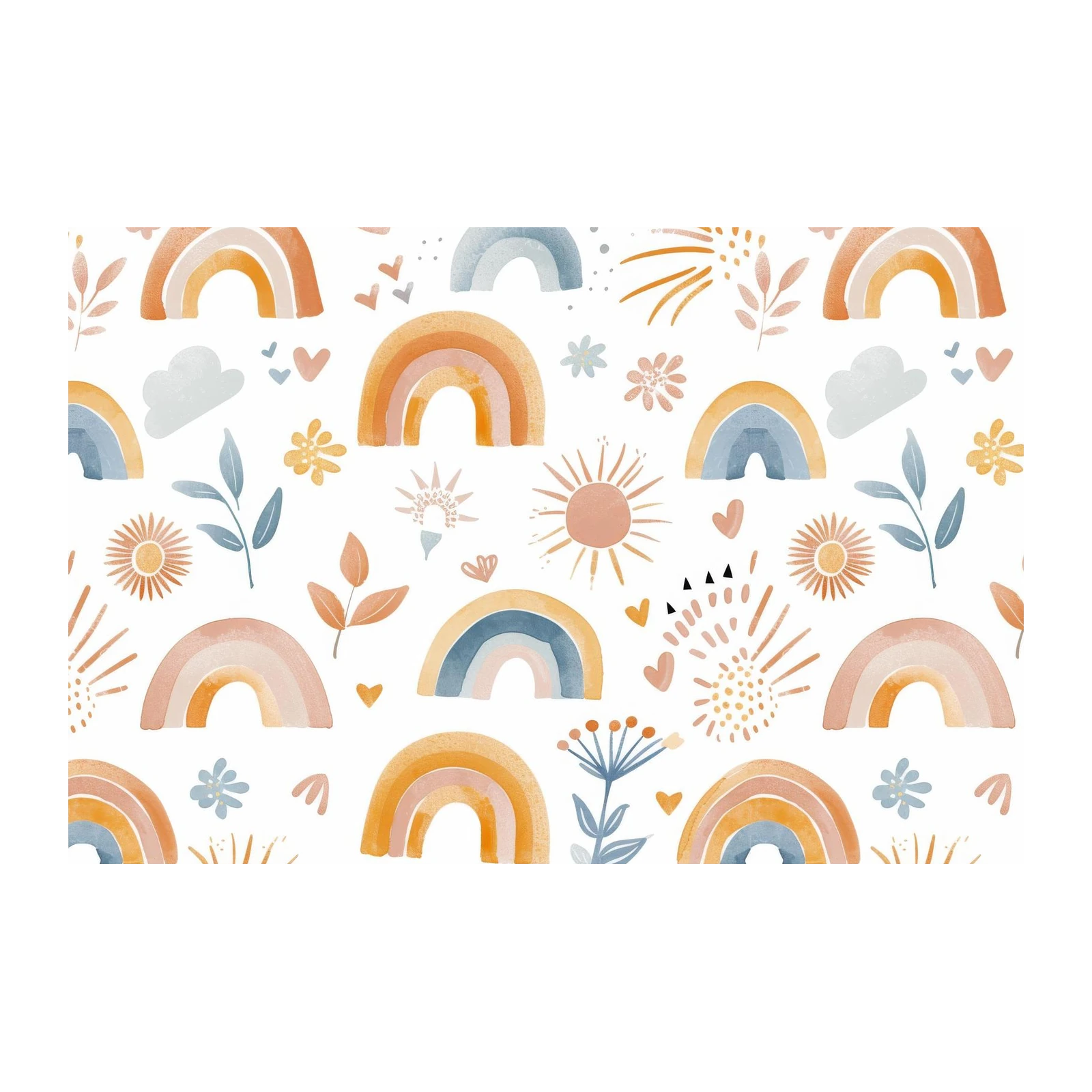 Boho Rainbows & Sunrays Wall Art