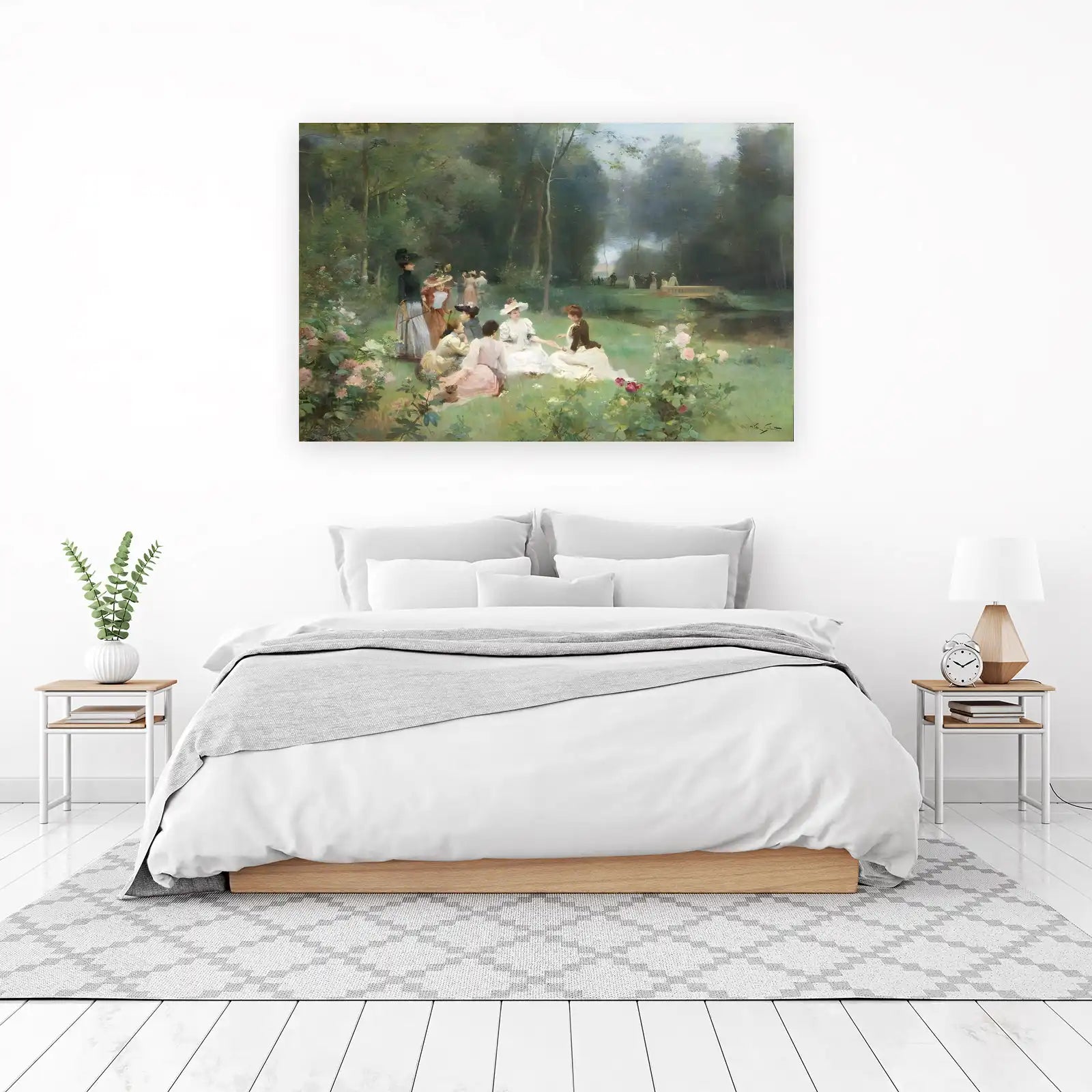 Elegant Garden Party Vintage Art Wall Art
