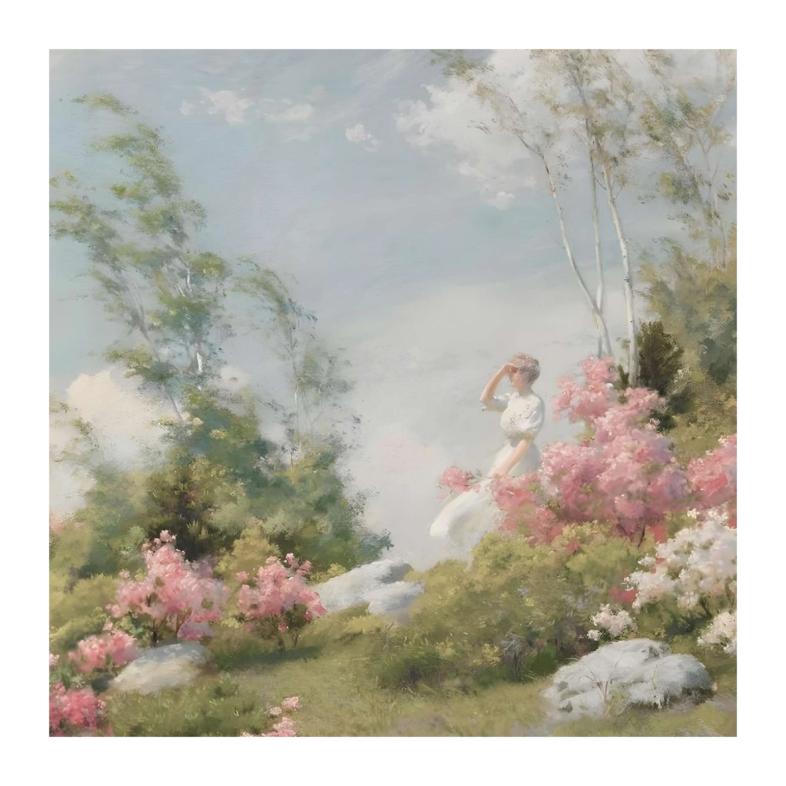 Romantic Garden Serenade Wall Art