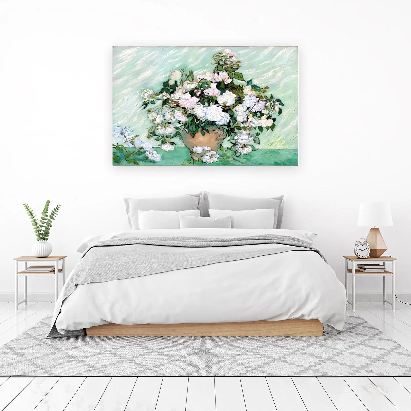 Van Gogh Roses Vase Wall Art