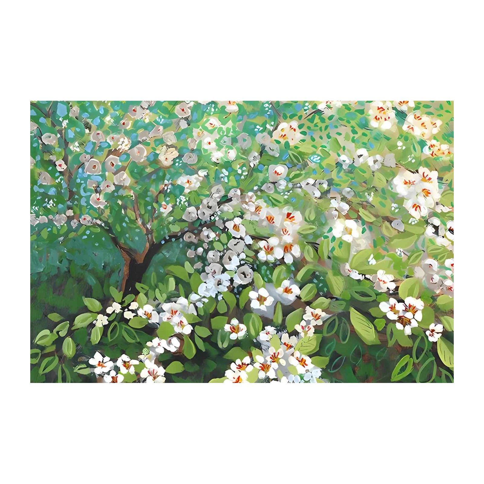 Blooming Spring Tree Wall Art