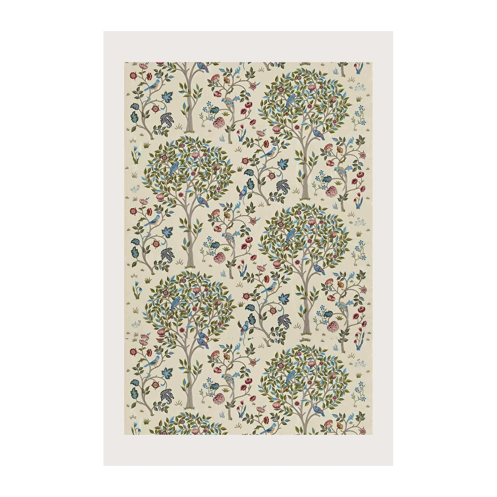 Bluebird Garden Nature Tree Wall Art