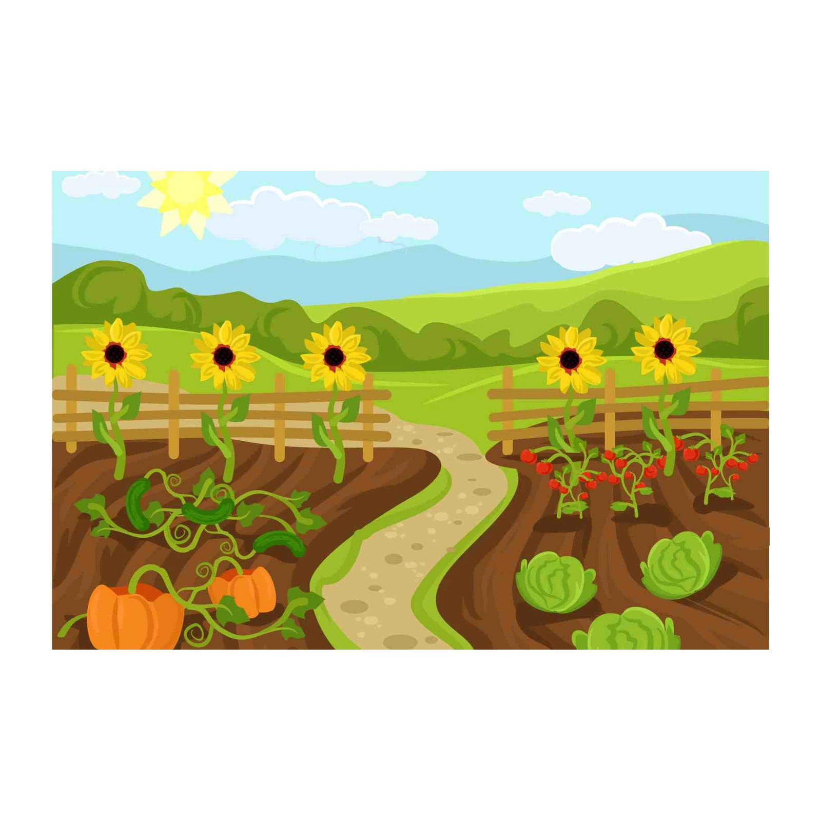 Sunny Garden Harvest Wall Art