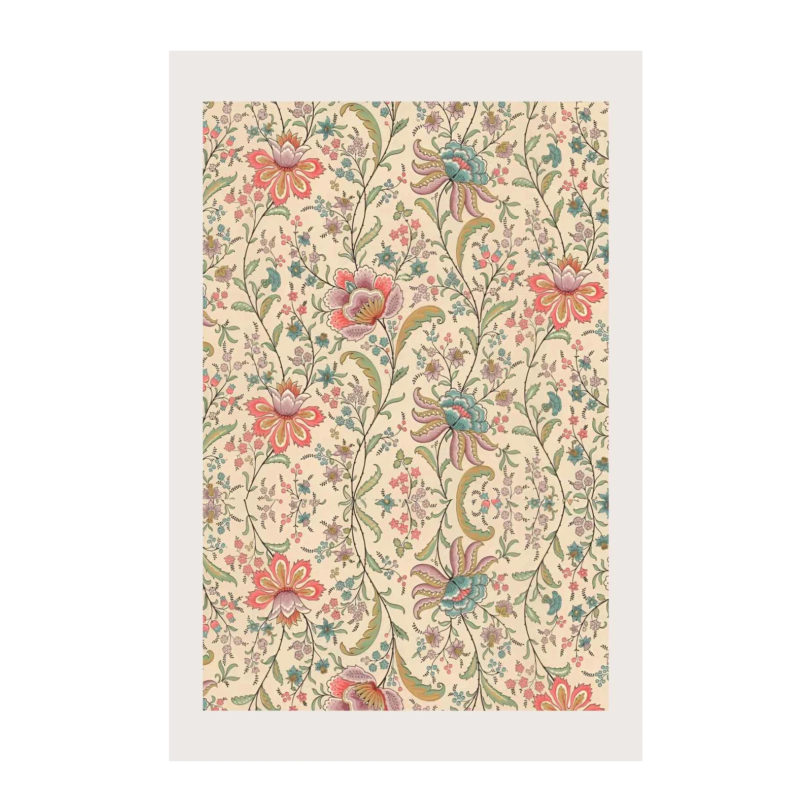 Vintage Floral Delight Wall Art