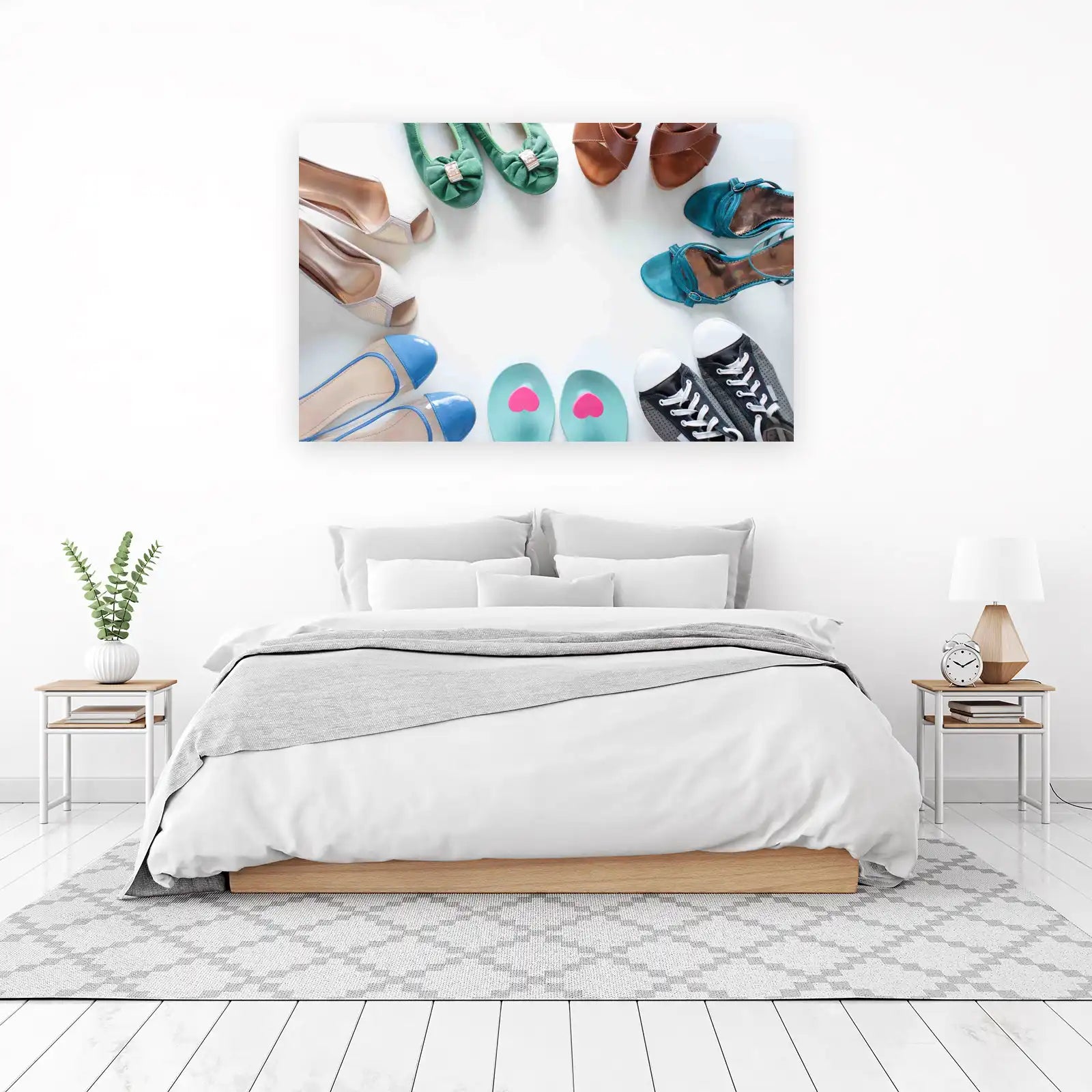 Chic Shoe Collection Wall Art