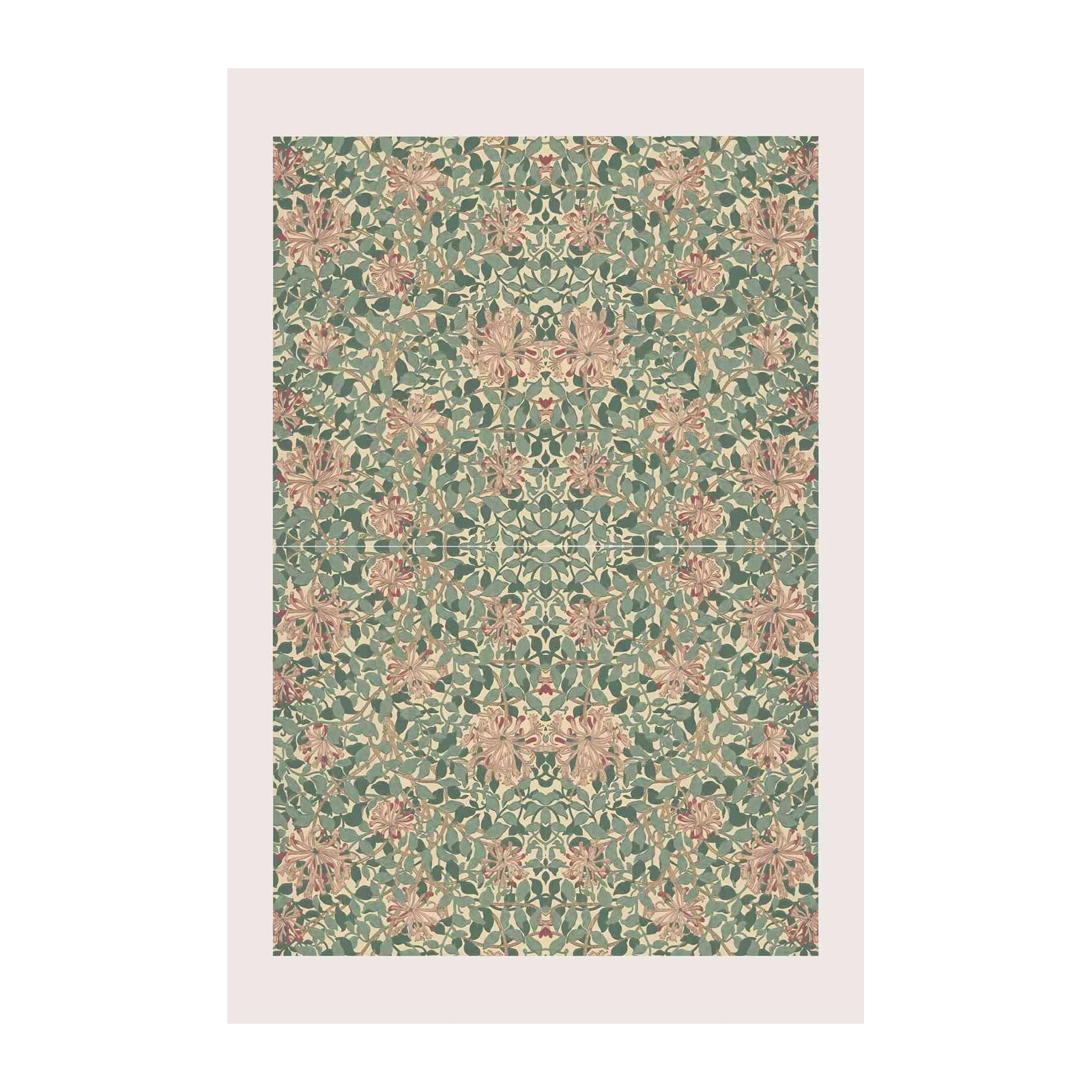 Vintage Floral Honeysuckle Wall Art
