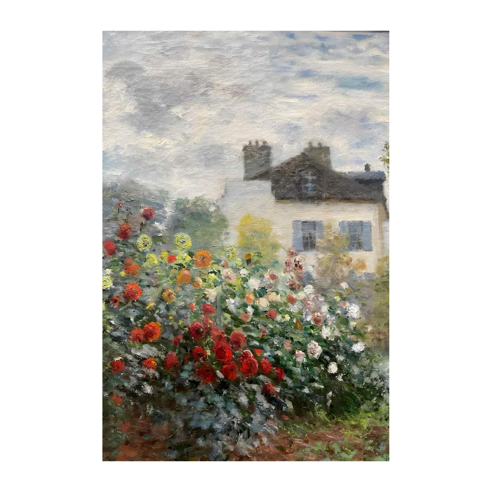 Impressionist Garden House Wall Art