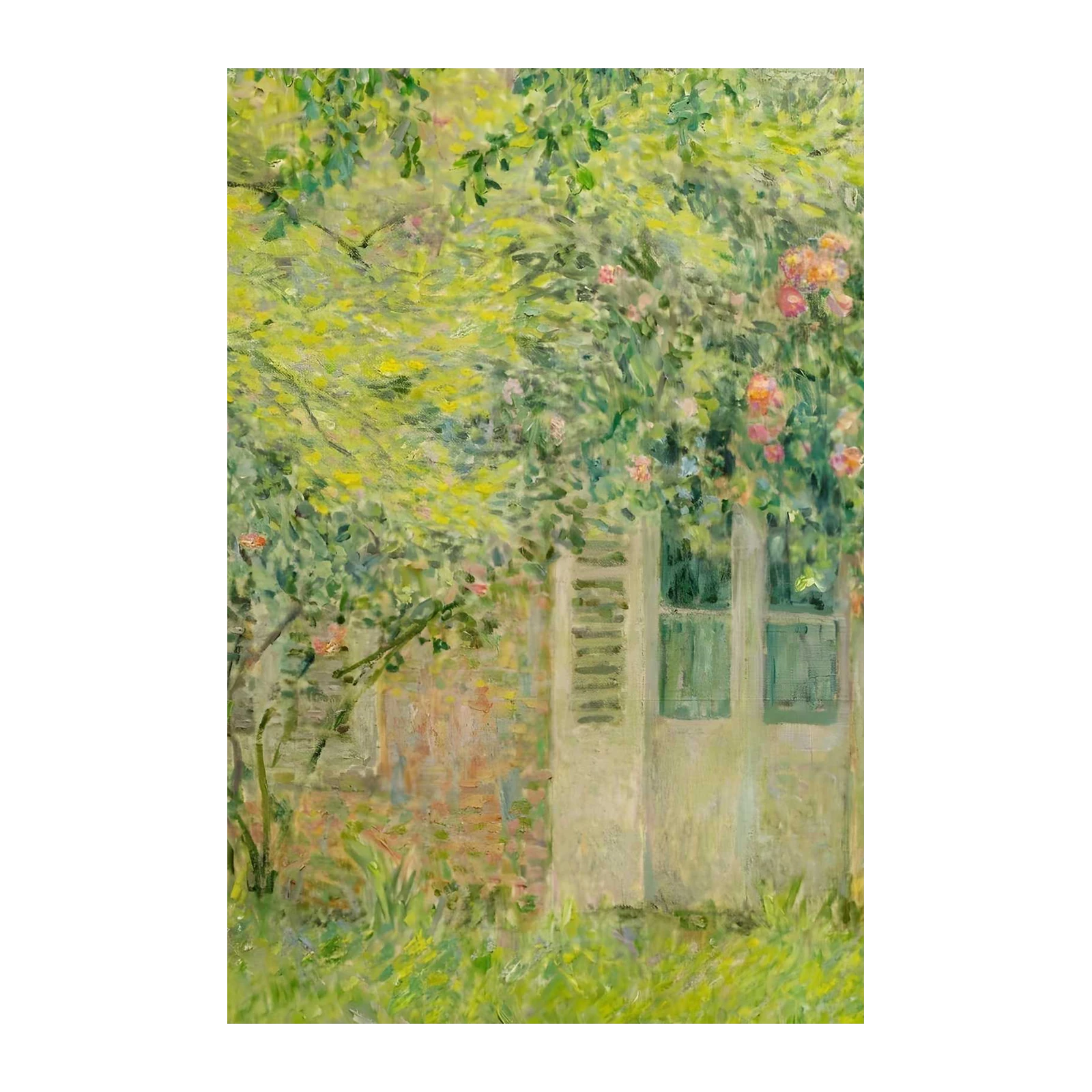 Impressionist Garden View Wall Art