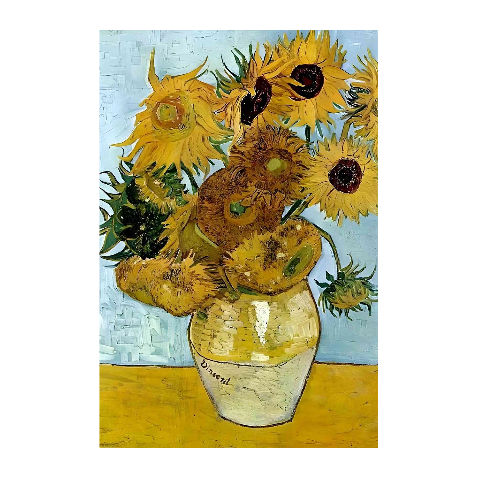 Van Gogh Sunflowers Vibrant Bouquet Wall Art