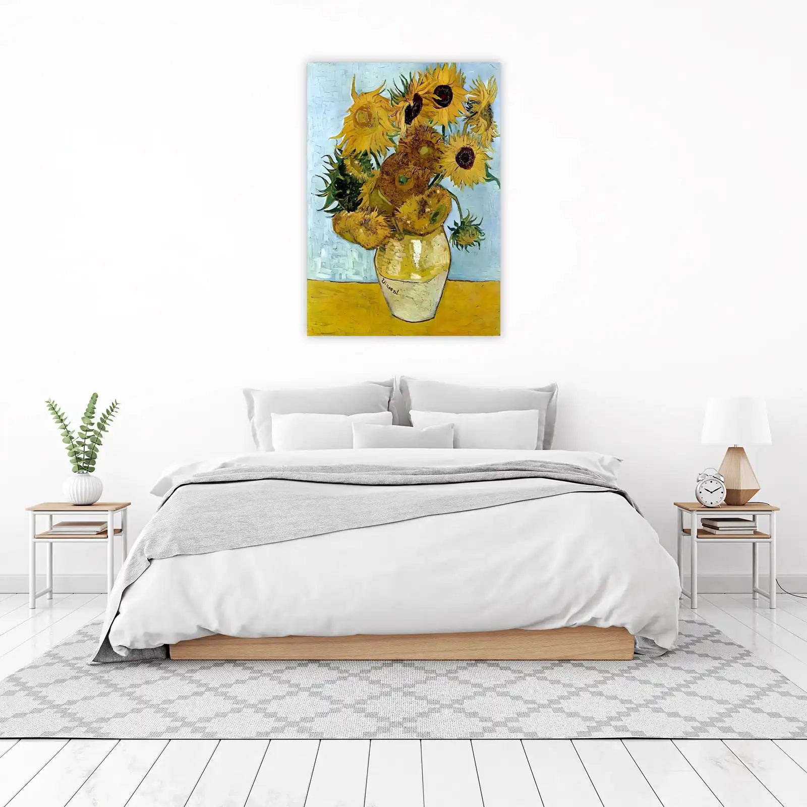 Van Gogh Sunflowers Vibrant Bouquet Wall Art