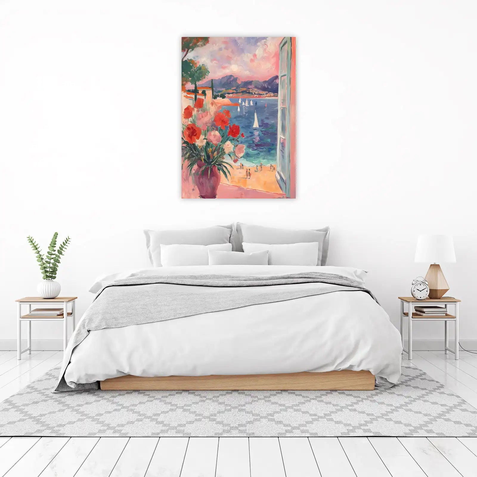 Impressionist Coastal Scene Wall Art