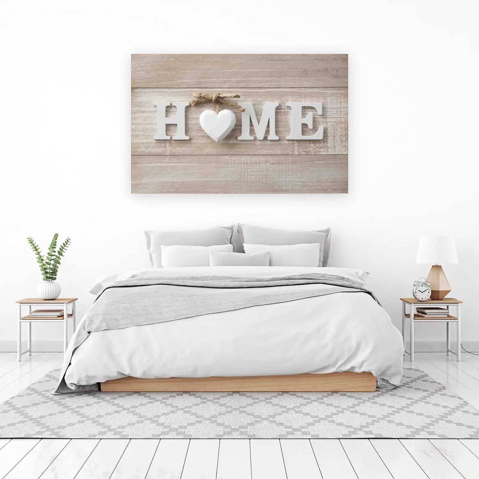 Rustic Heart HOME Wall Art