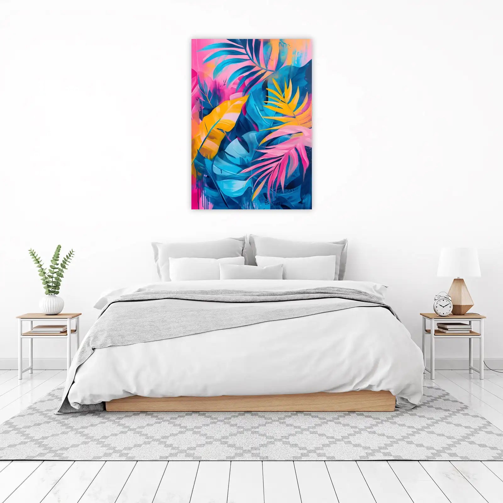 Vibrant Tropical Leaves Wall Art