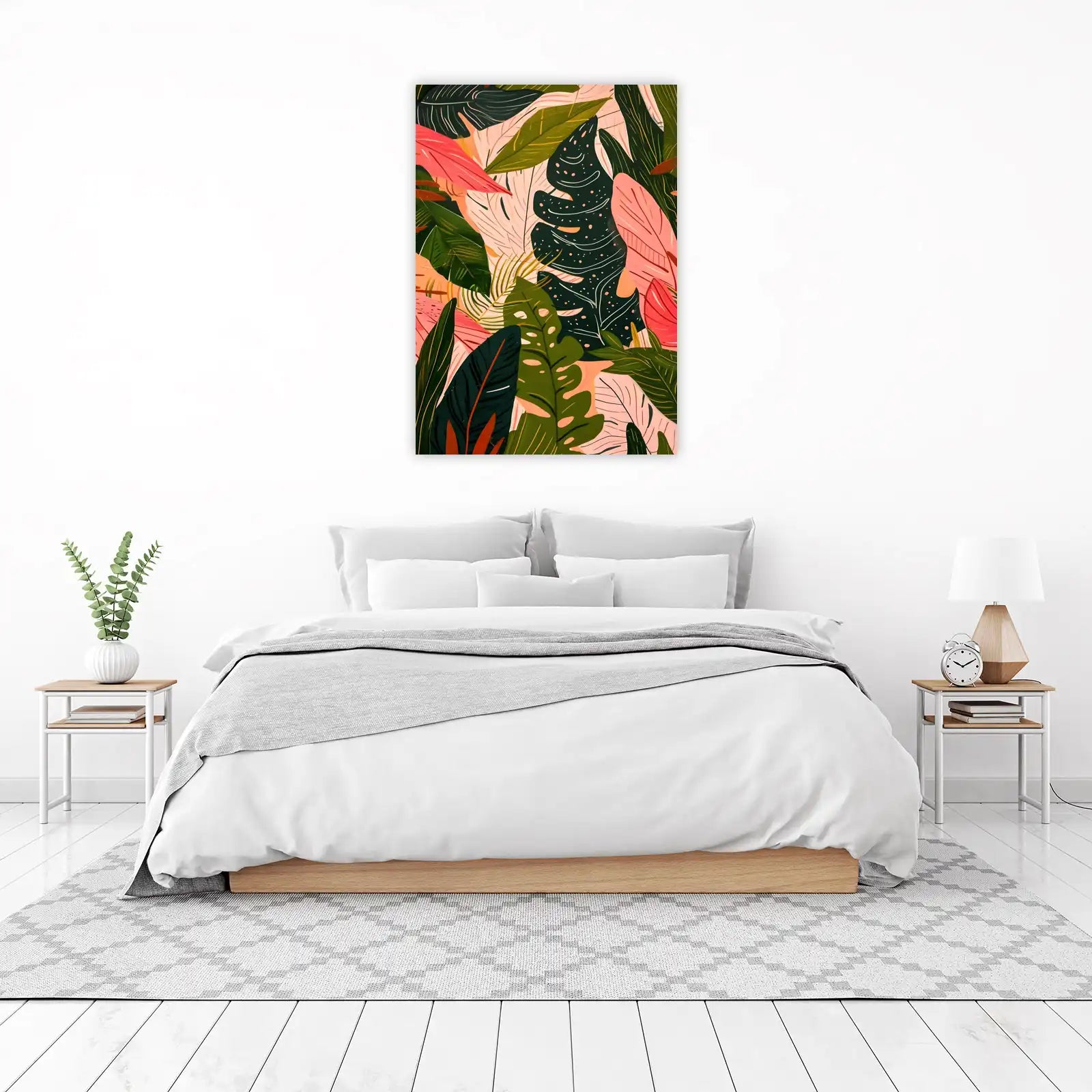 Vibrant Tropical Leaves Wall Art