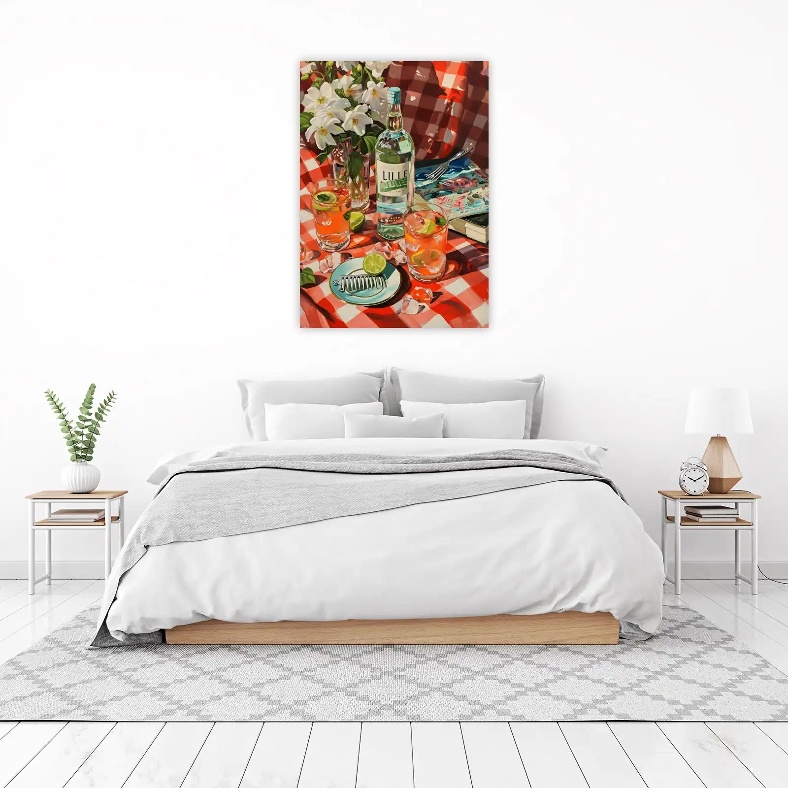 Refreshing Summer Drinks Still Life Wall Art