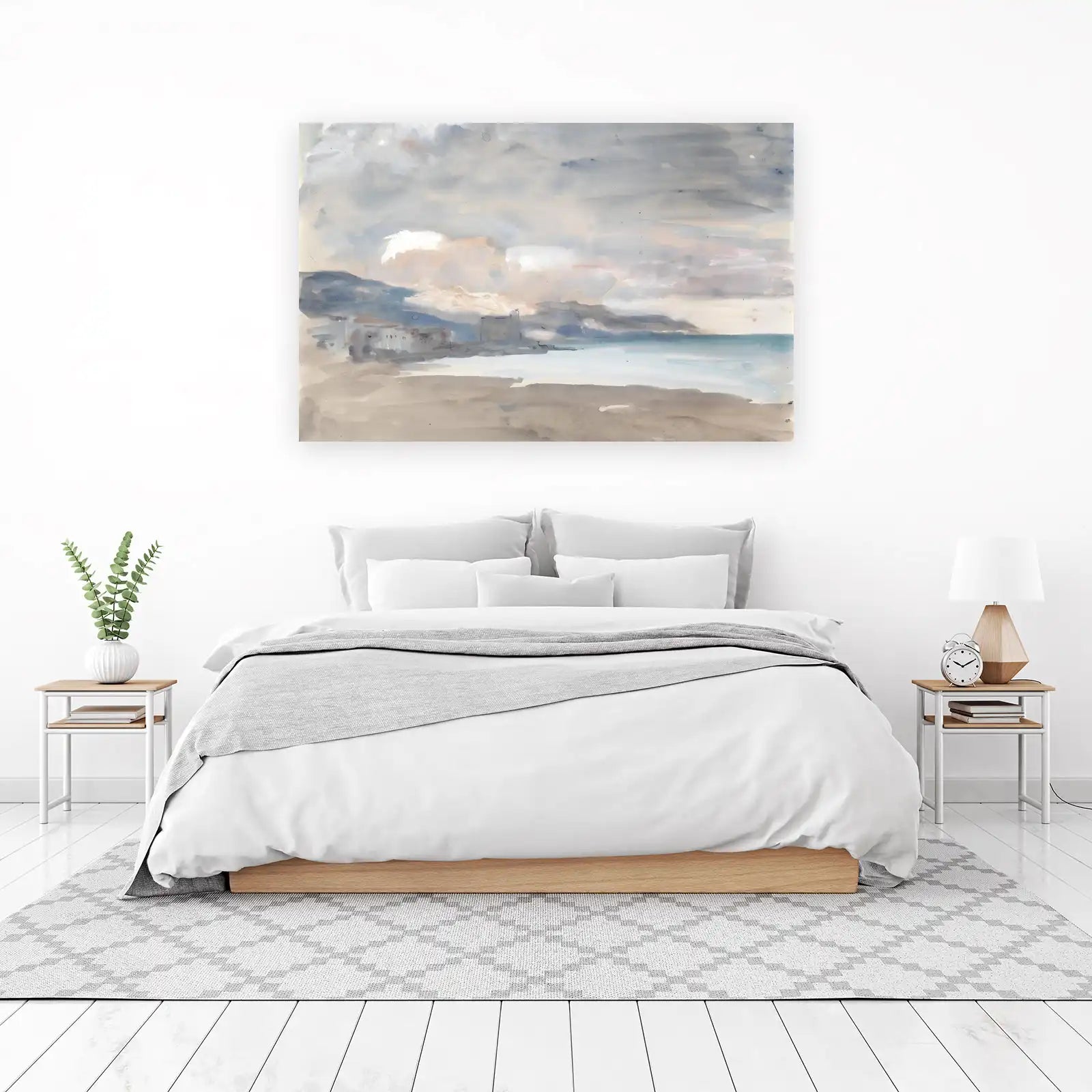 Abstract Coastal Landscape Wall Art