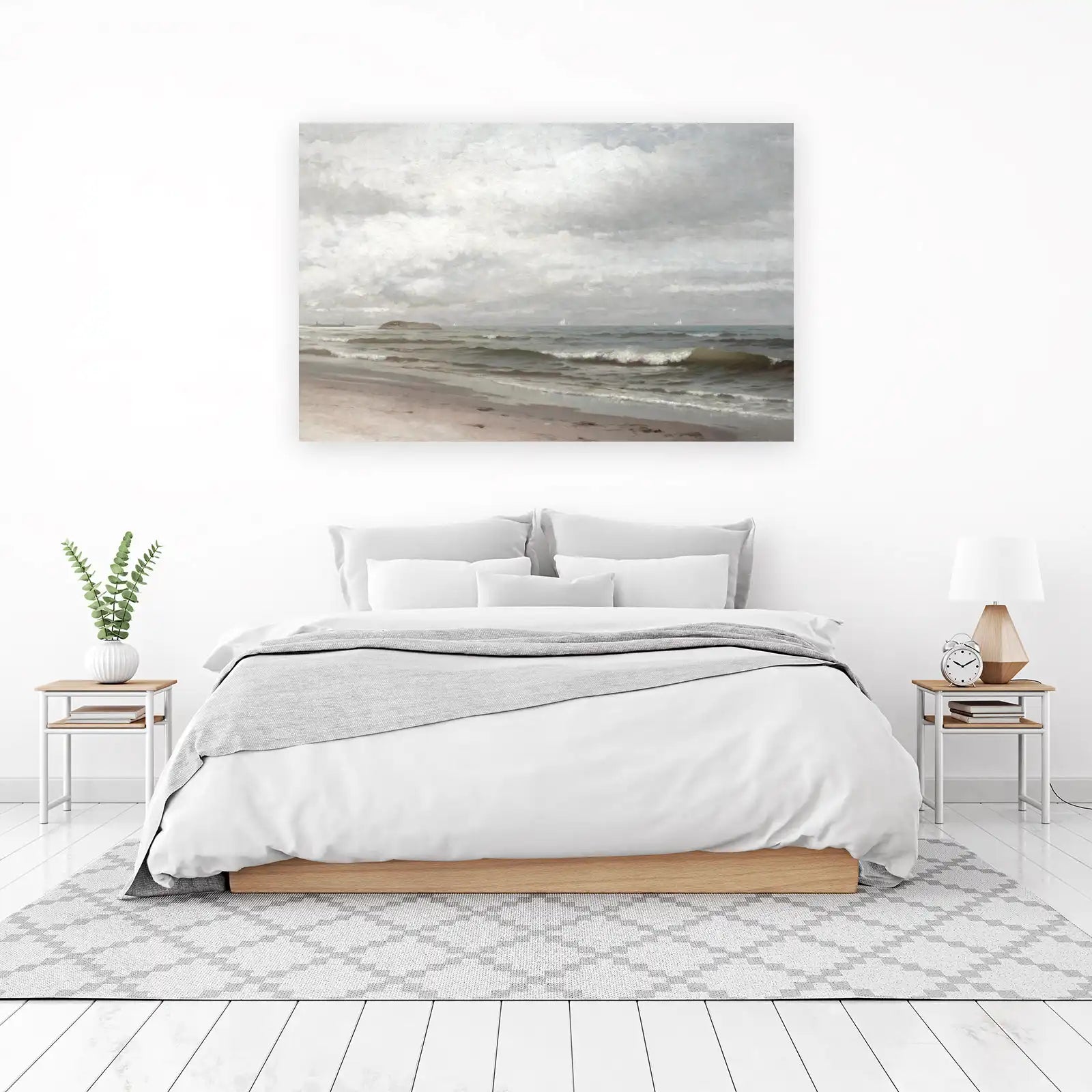 Serene Coastal Landscape Seascape Wall Art
