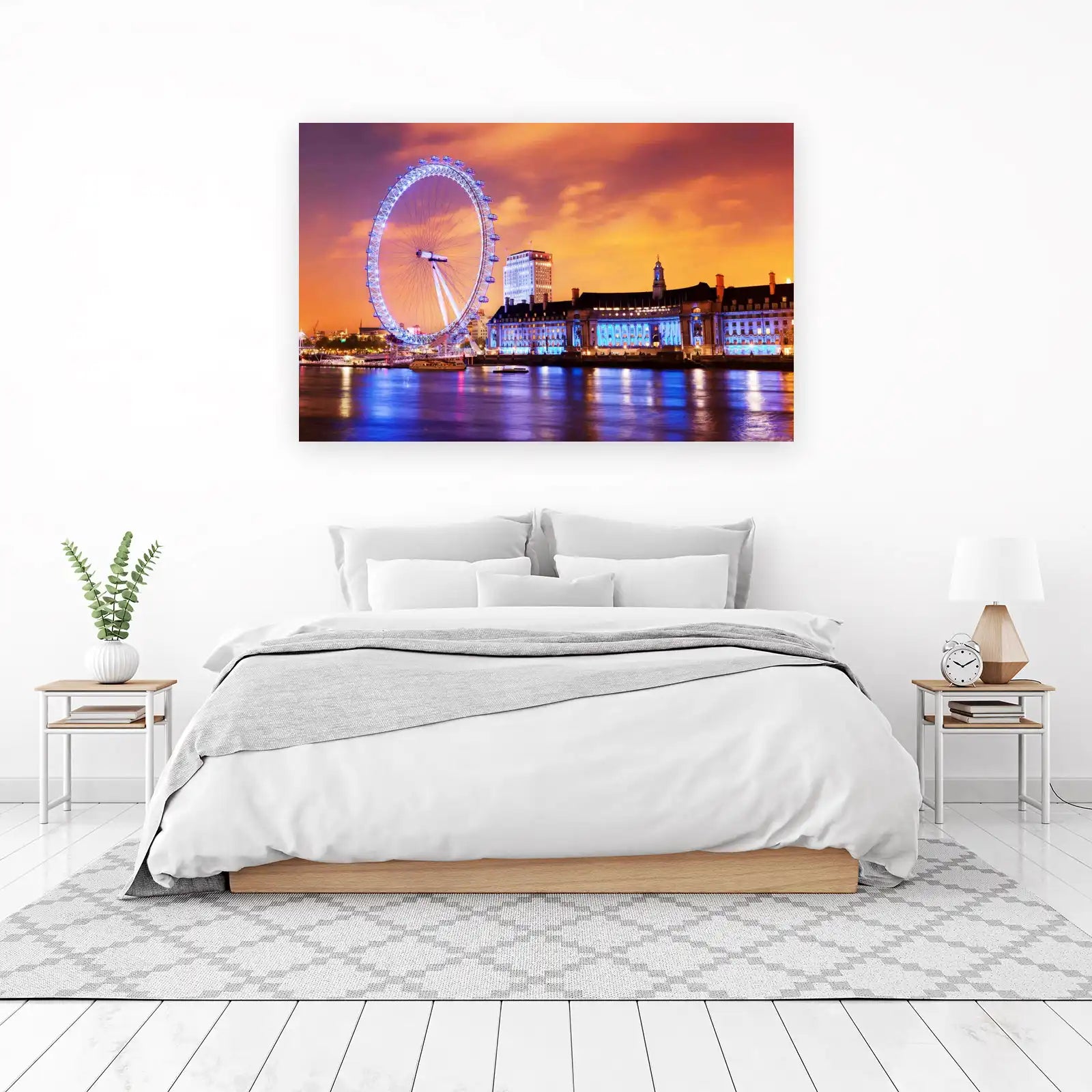 London Eye at Sunset Wall Art