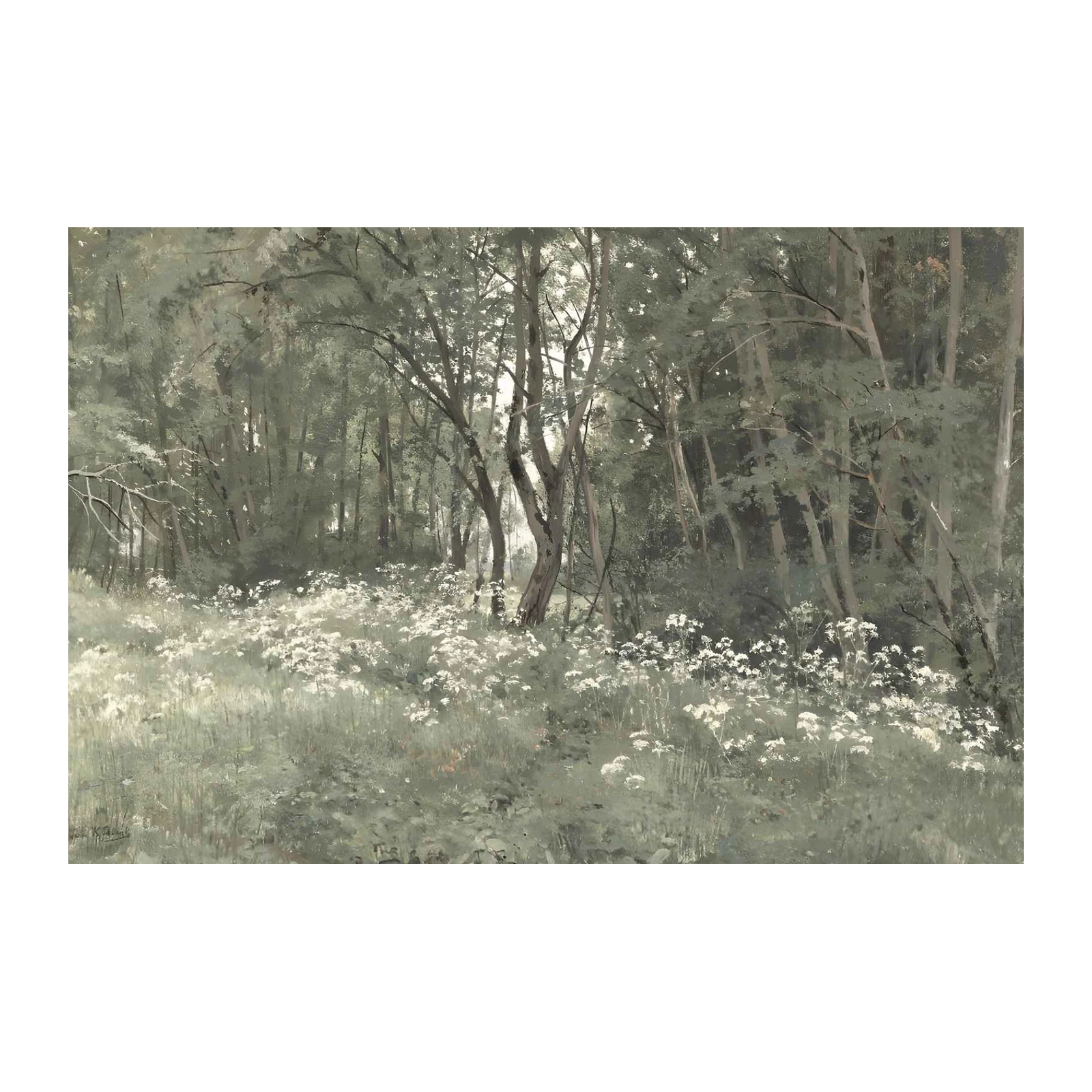 Enchanted Forest Meadow Wall Art