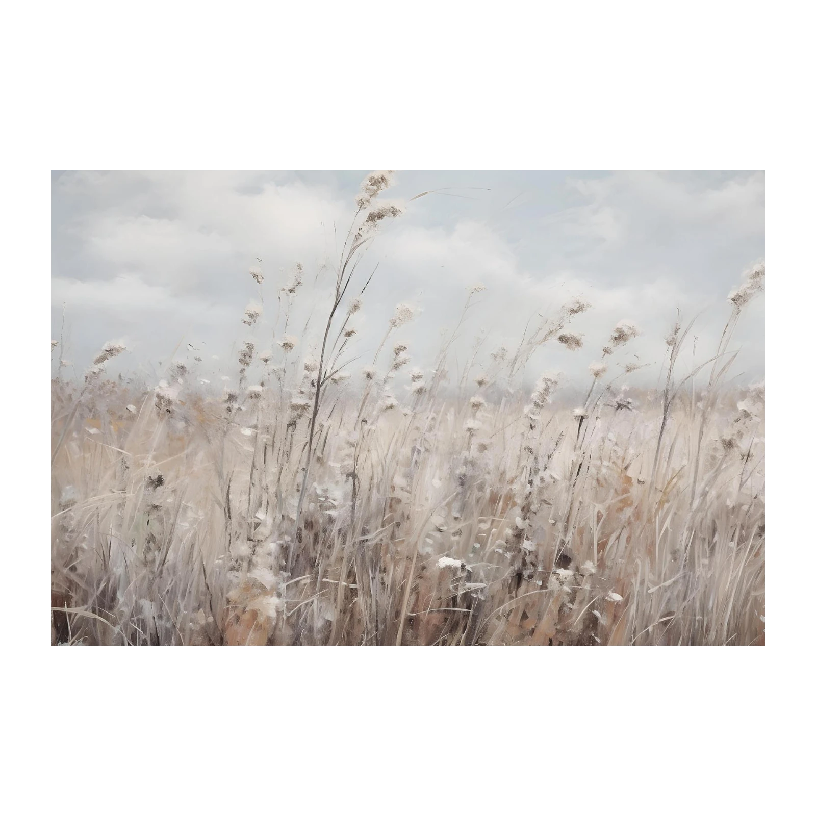 Dreamy Pampas Grass Field Wall Art