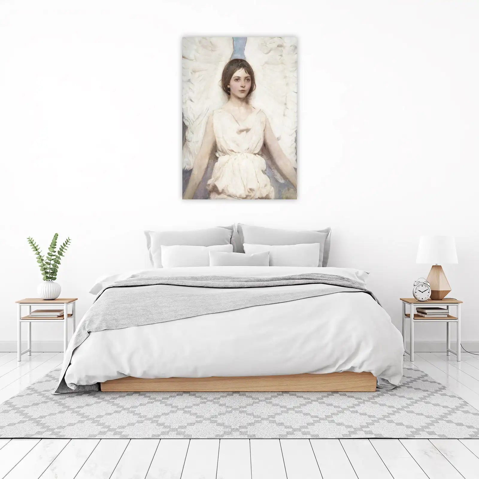 Serene Angel Portrait Wall Art