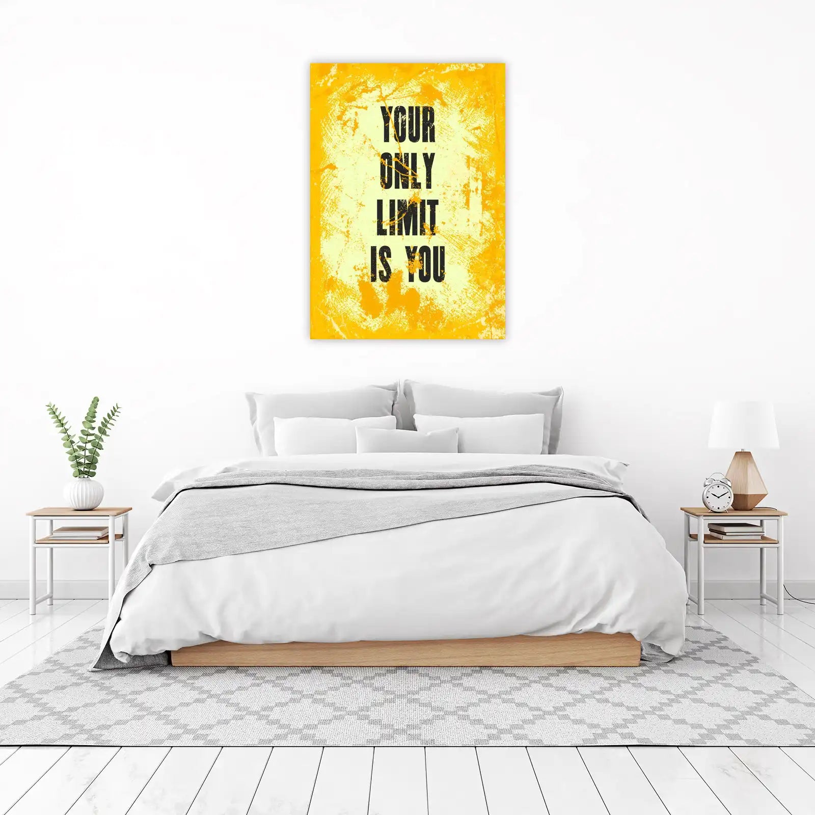 Motivational "Your Only Limit Is You" Wall Art