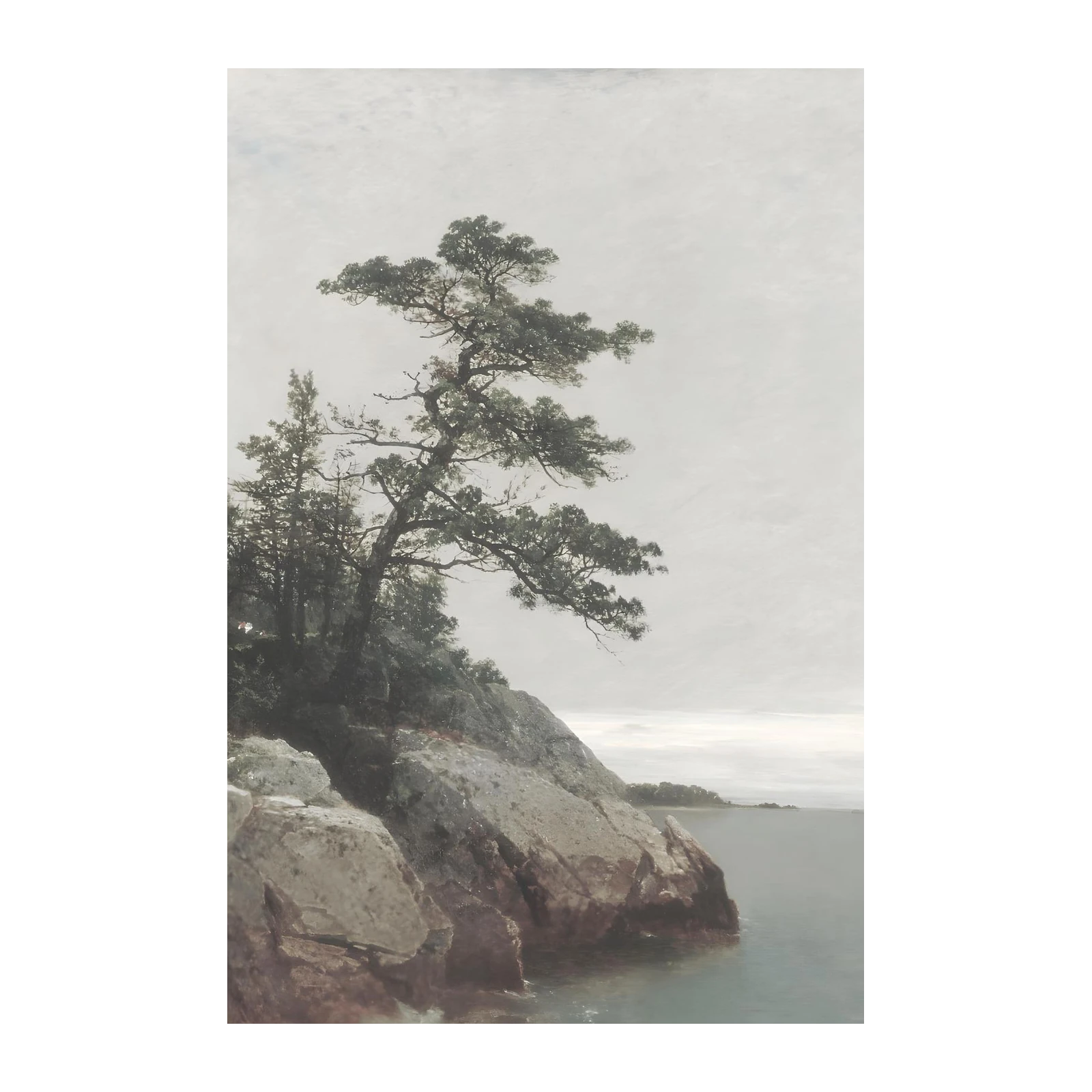 Serene Coastal Pine Wall Art