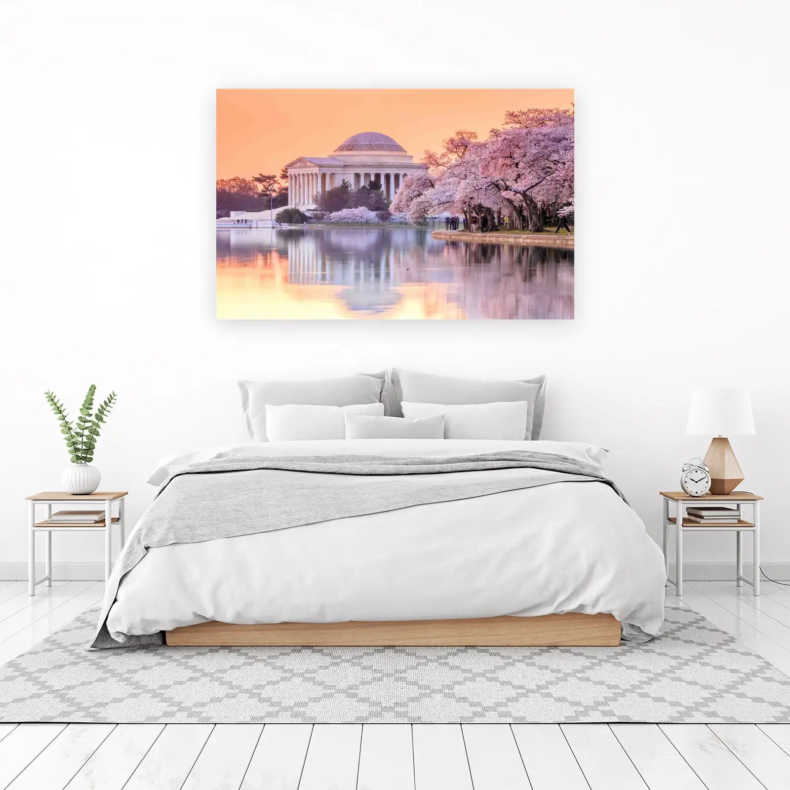 Jefferson Memorial Cherry Blossoms Wall Art