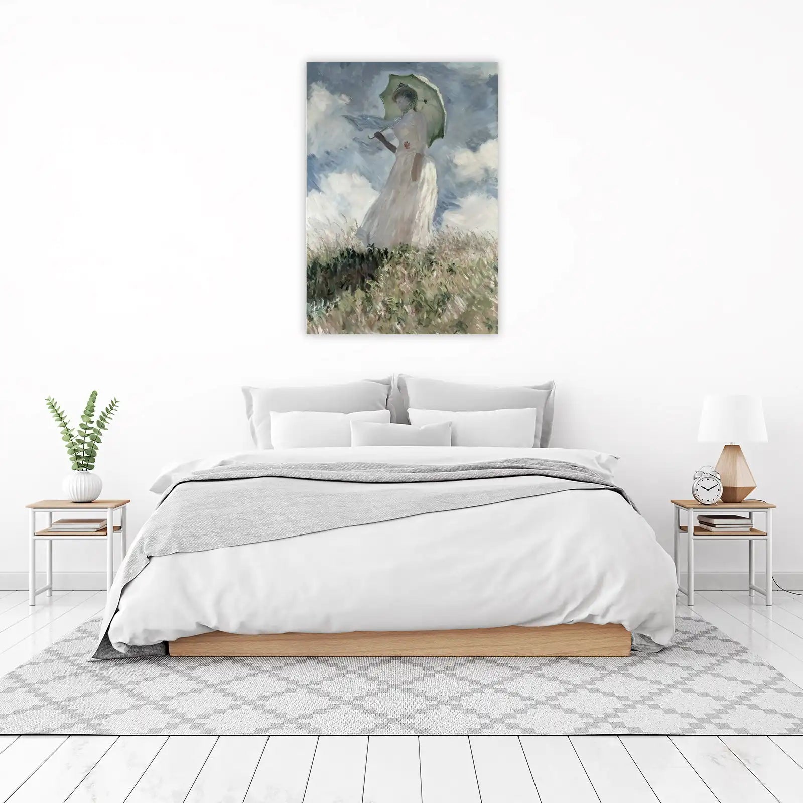 Woman with Parasol Monet Wall Art