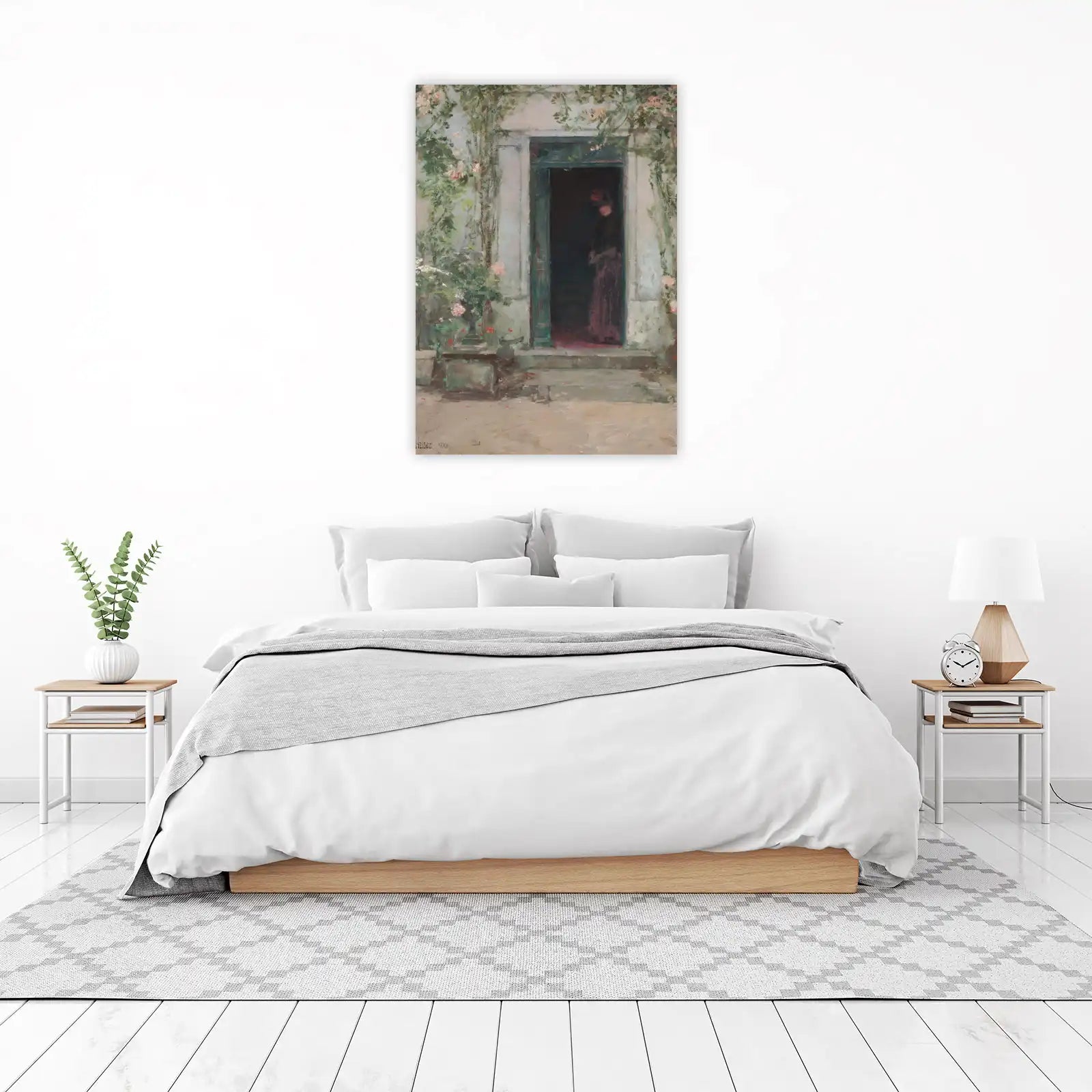 Victorian Garden Entrance Floral Wall Art