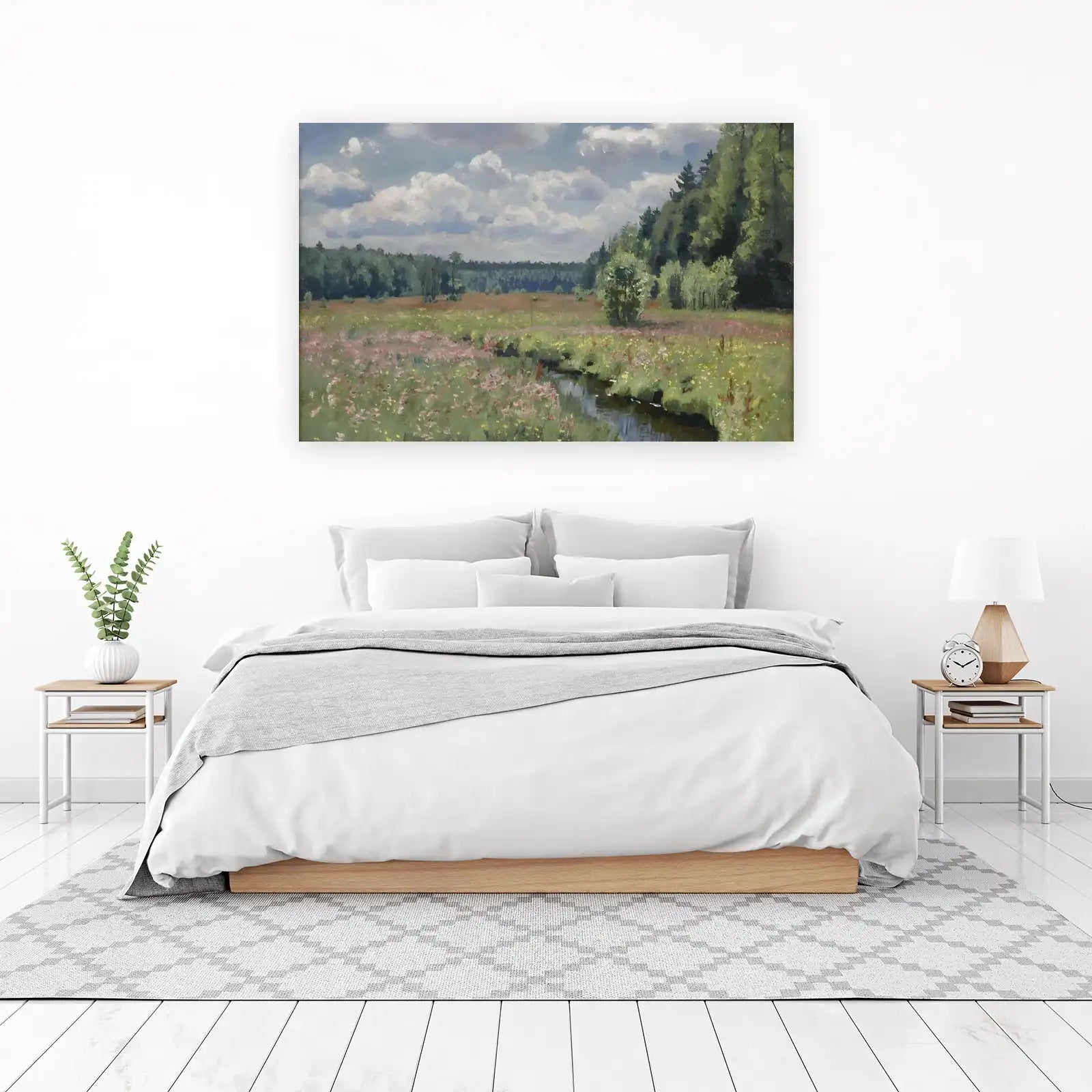 Tranquil Meadow Landscape Wall Art