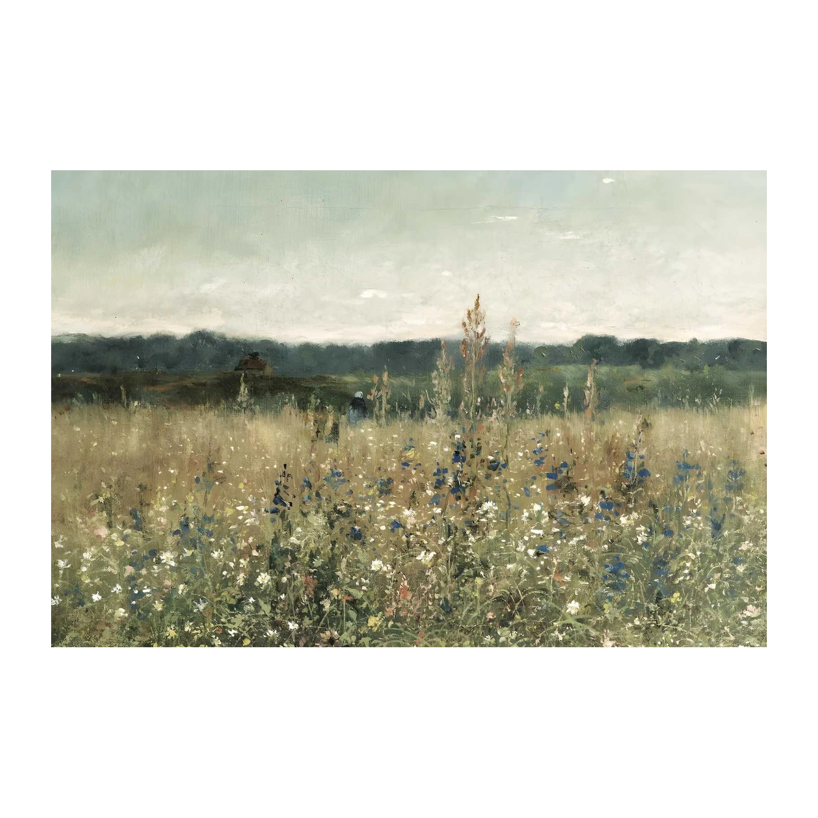 Impressionist Meadow Serenity Wall Art