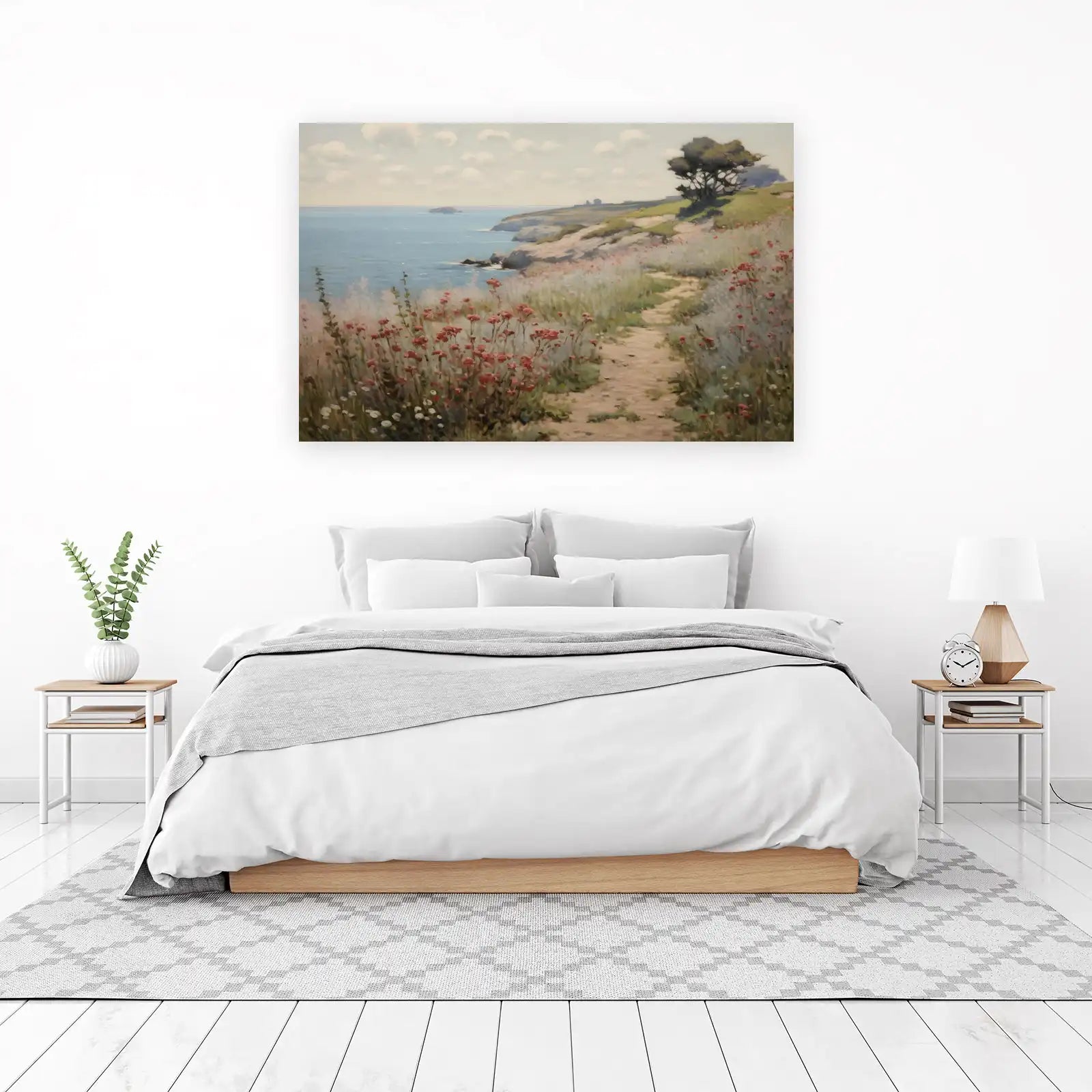 Coastal Path Wildflowers Wall Art
