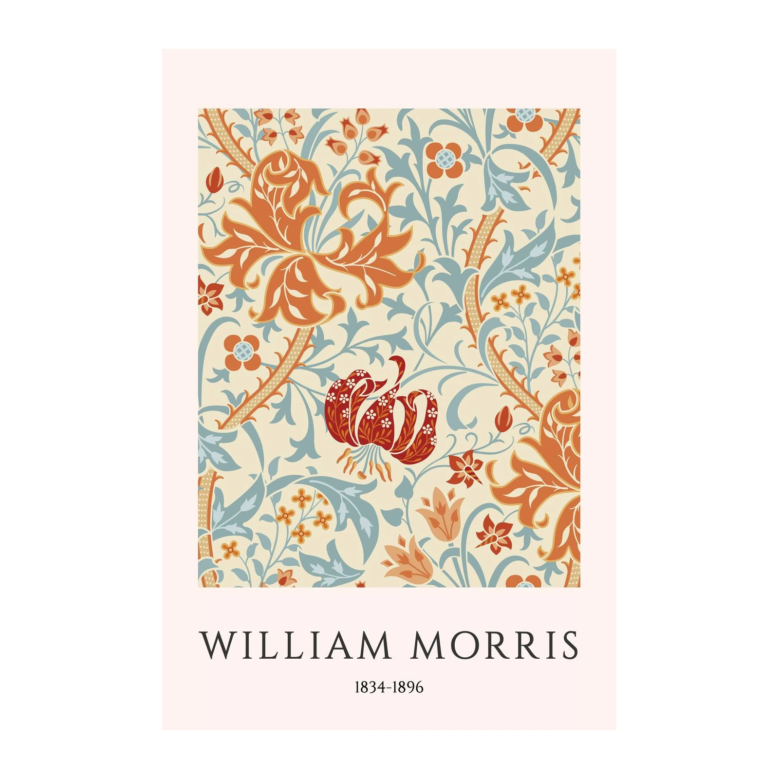 William Morris Floral Tapestry Wall Art