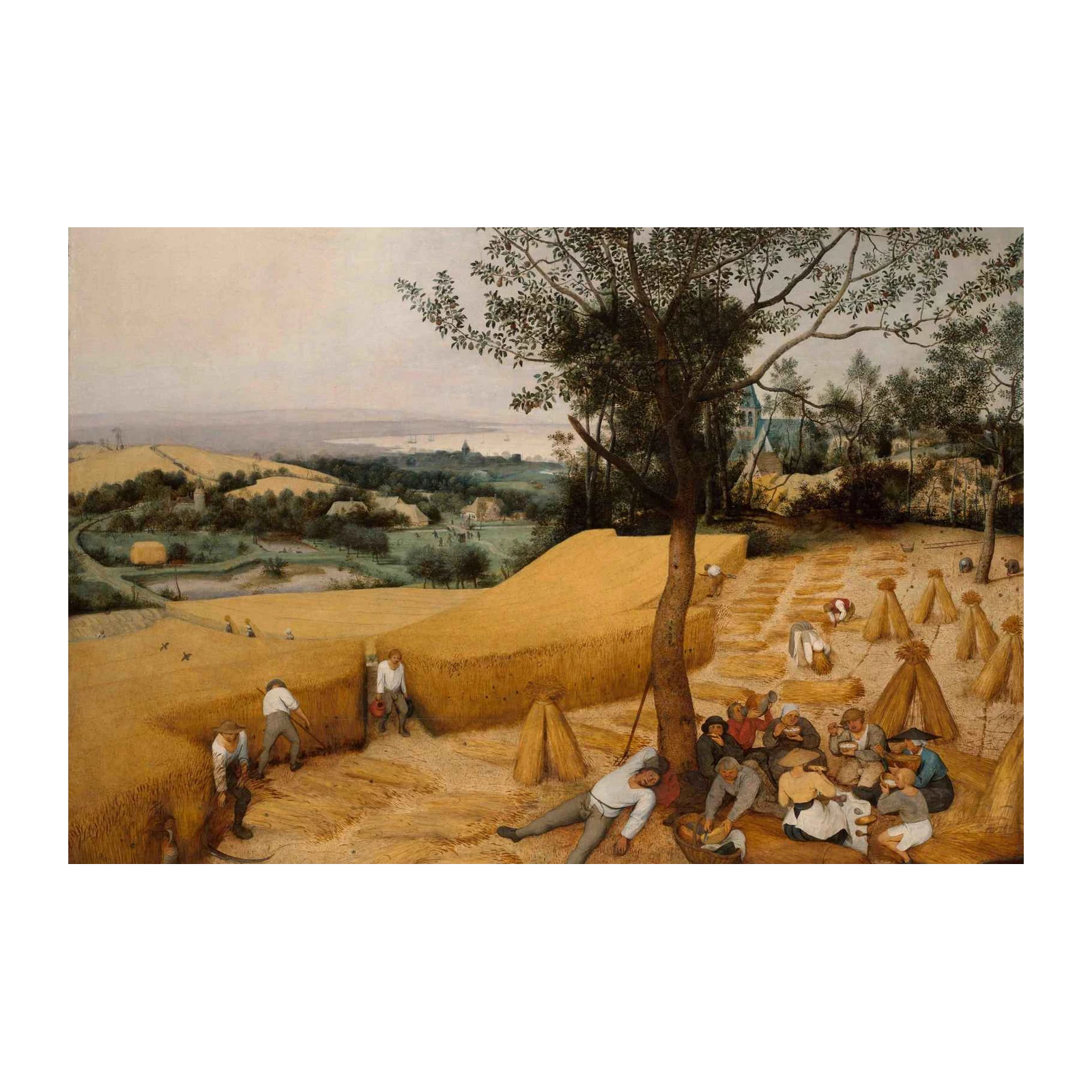 The Harvesters: Classic Countryside Wall Art