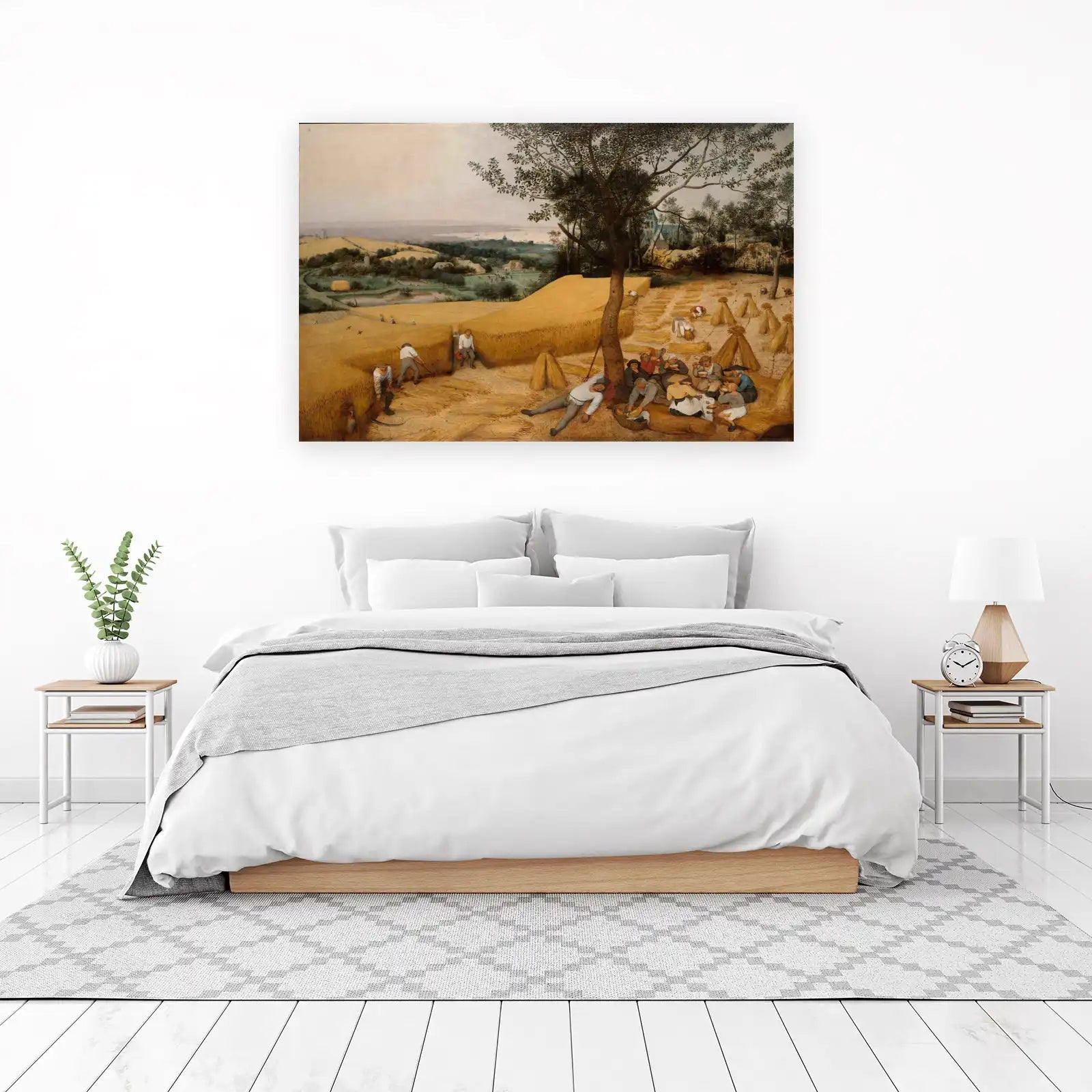 The Harvesters: Classic Countryside Wall Art