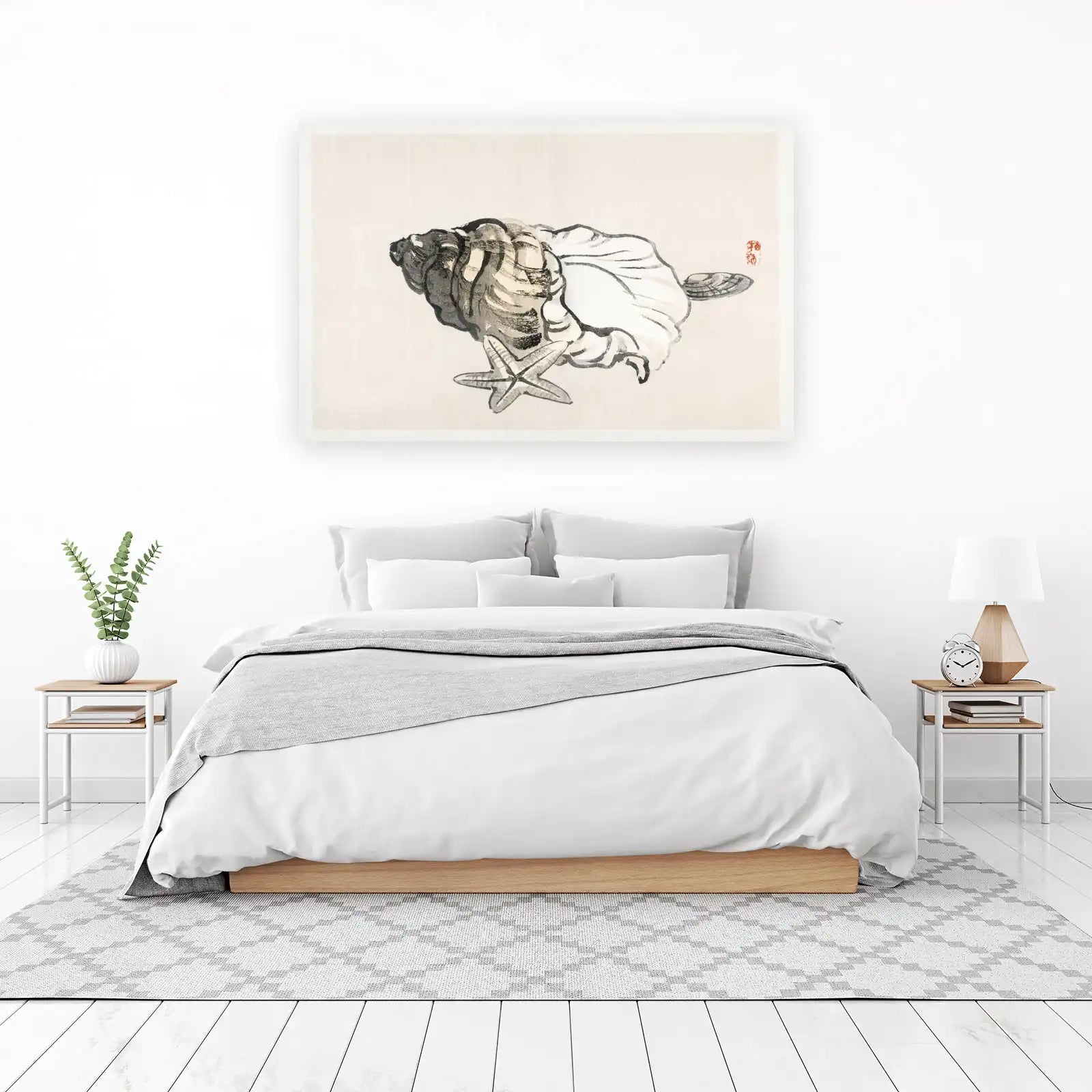 Serene Seashell & Starfish Wall Art