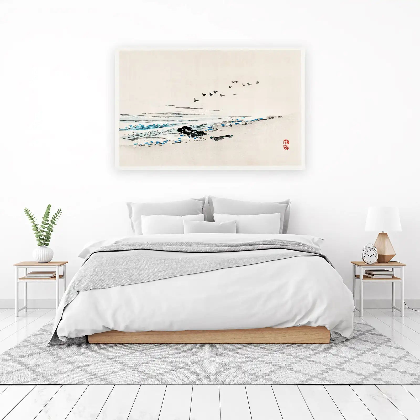 Tranquil Coastal Flight Wall Art