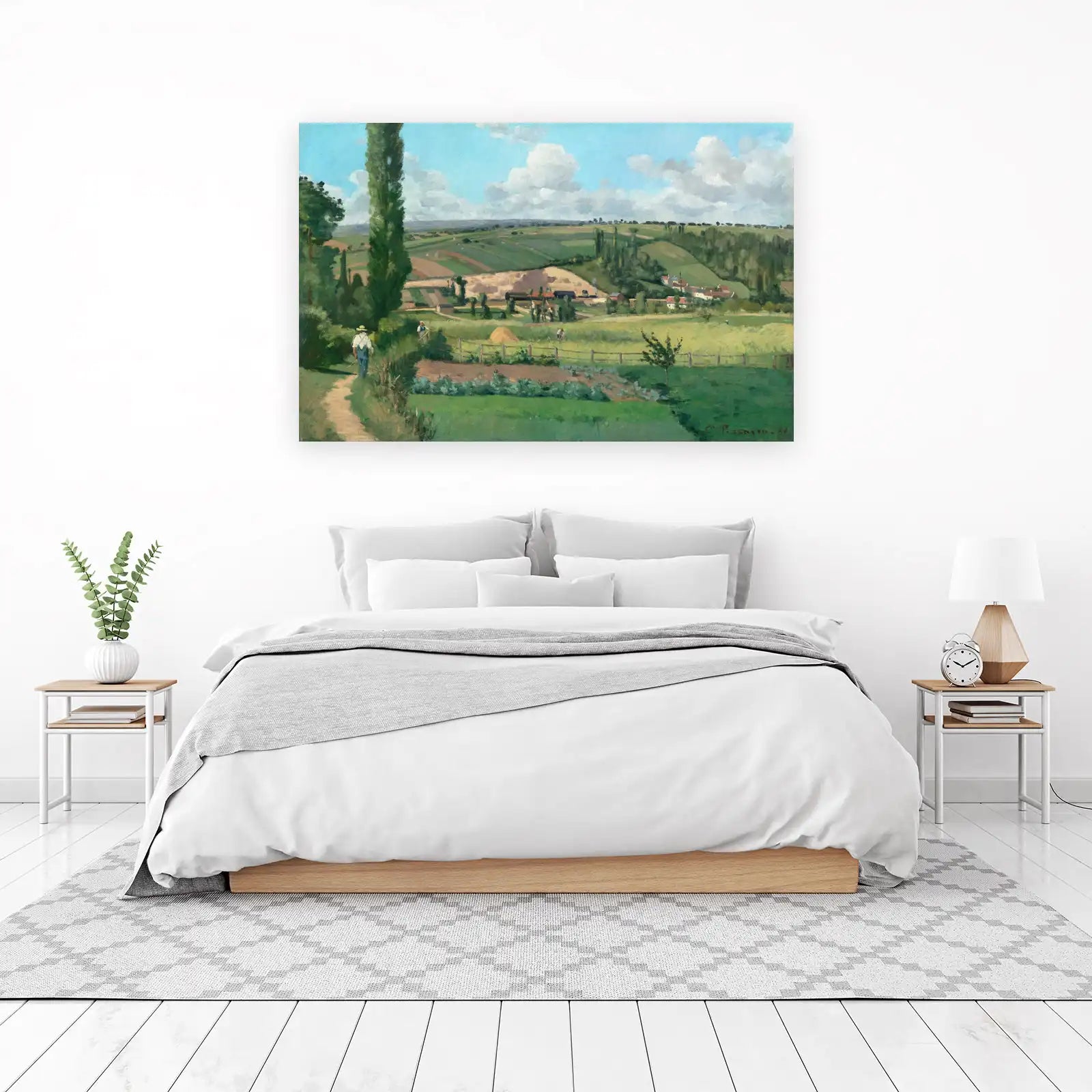 Impressionist Countryside Landscape Wall Art